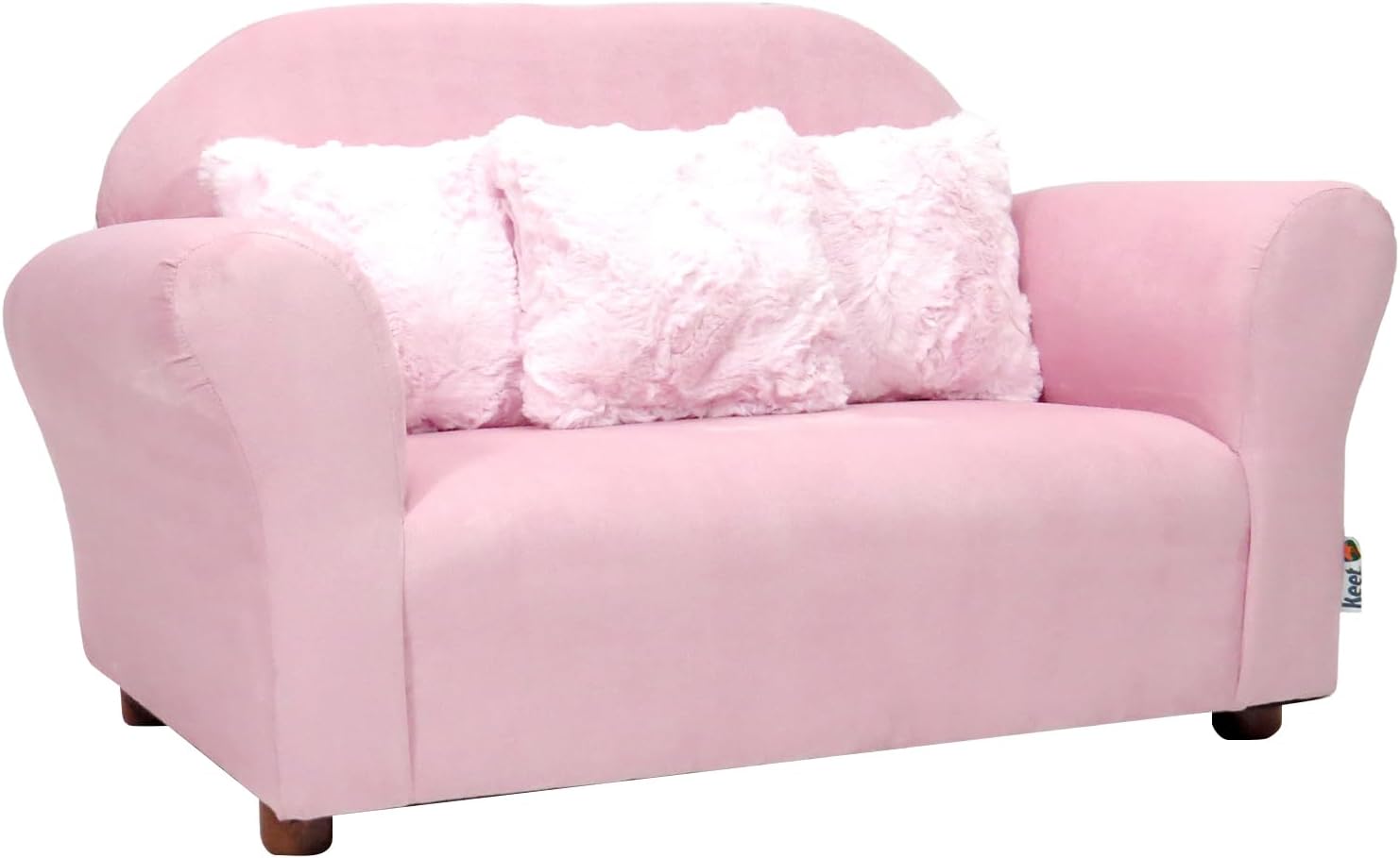 Keet Roundy Childrenu2019s Sofa u2013 Durable Wooden Frame, Soft Microsuede Upholstery, Ergonomic & Padded Seat, Comfortable Toddler Couch for Ages 2u20135, Ideal for Bedrooms, Playrooms & Daycares. - Image 6