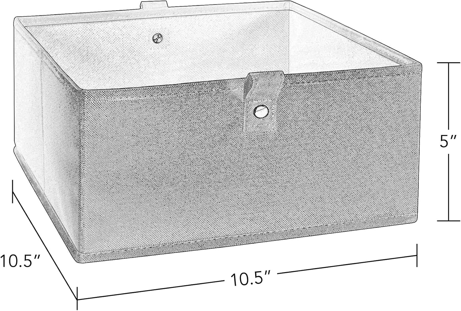 RiverRidge Kids Toy Storage Organizer Bench with 5 Cubby Spots, 2 Gray Fabric Bins & Cushioned Seat for Book Nook Playroom Storage - Image 7