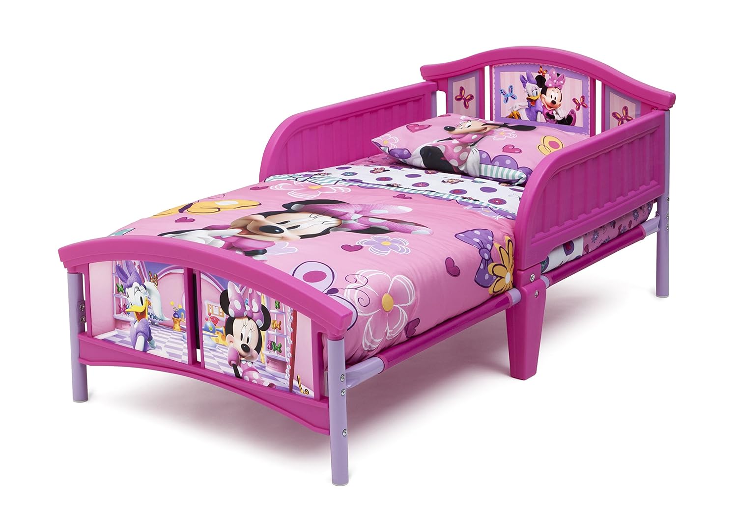 Alternative view of Delta Children Plastic Toddler Bed, Disney Minnie Mouse