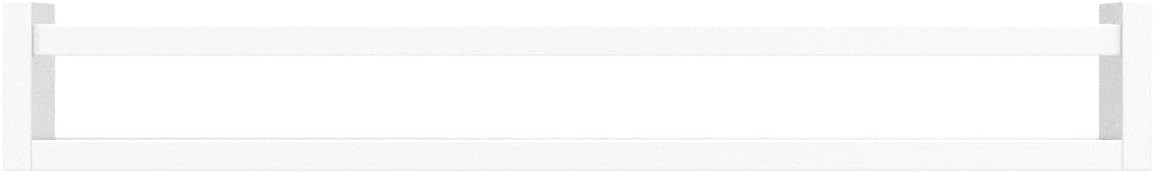 Forbena 24 Inch Wall Bookshelf for Kids Bedroom Set of 4, White Floating Nursery Book Shelves for Baby Toddler Children Girls Boys Room Decor, Large Wood Wall Mount Bookshelves and Toy Storage - Image 4