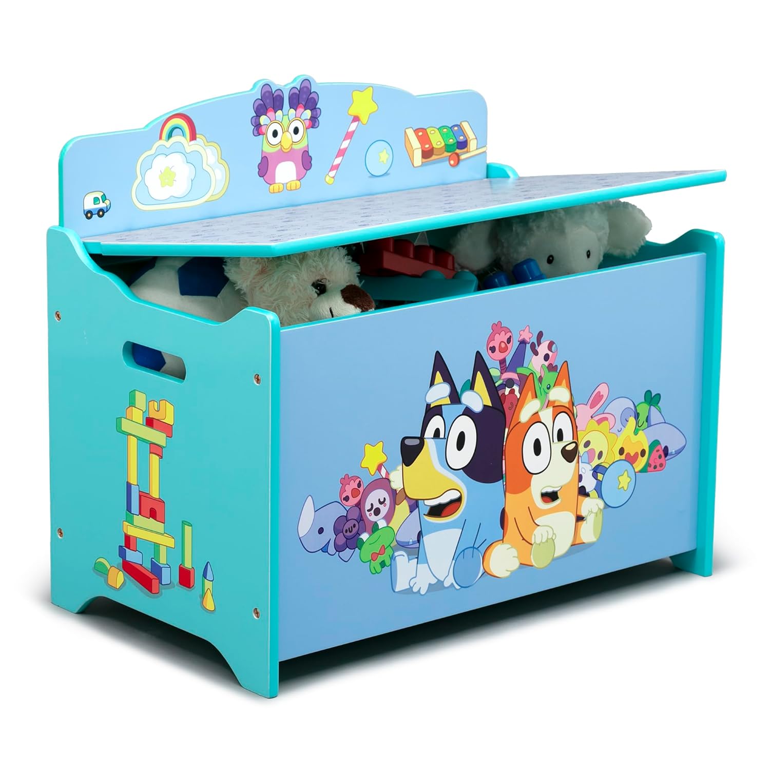 Alternative view of Delta Children u2013 Bluey Deluxe Toy Box