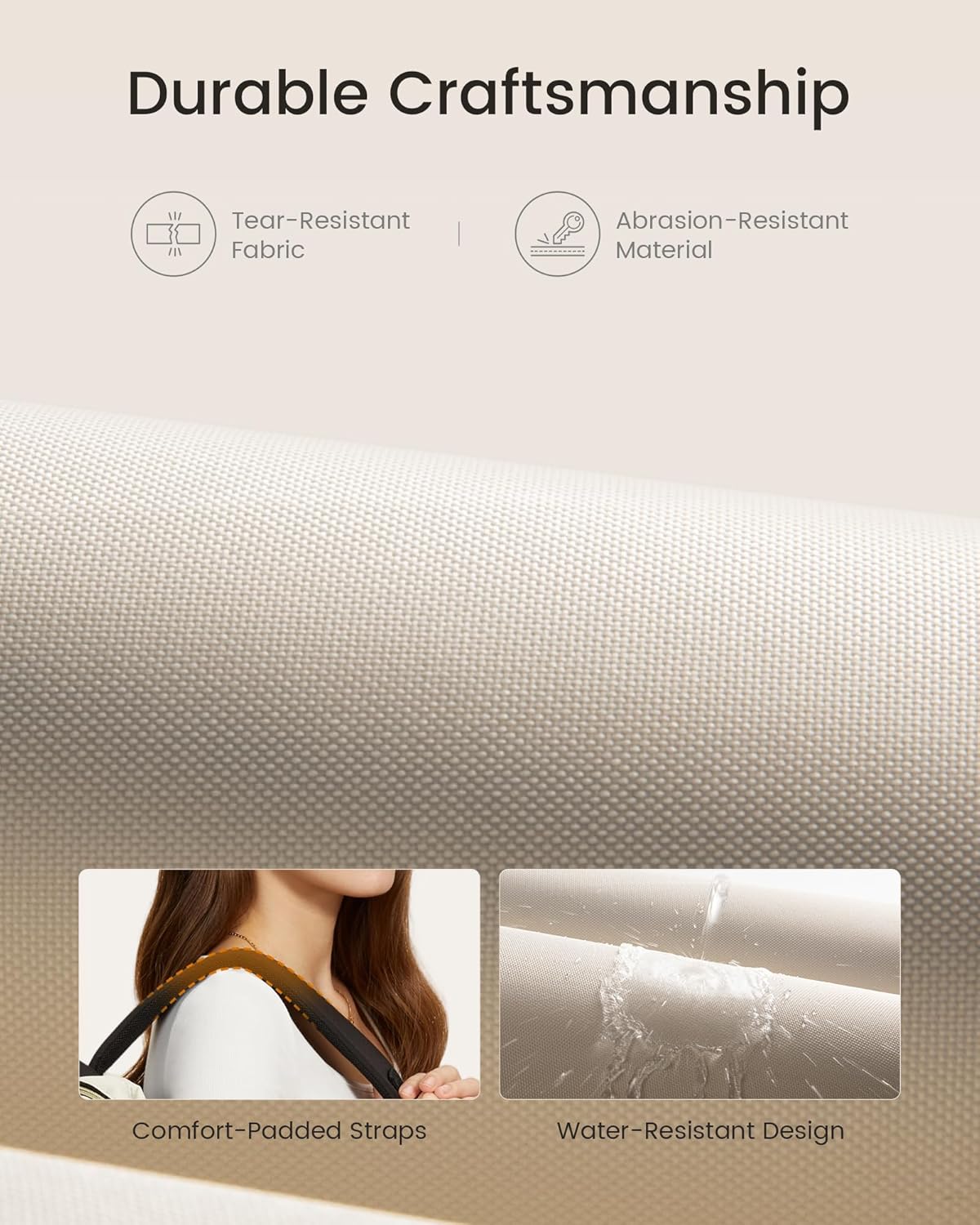 Alternative view of LOVEVOOK Laptop Backpack for Women, 15.6 Inch Work Business Backpacks Purse With Large Capacity, Waterproof Nurse Bag College Bookbag for School, Waterproof Casual Daypack for Travel