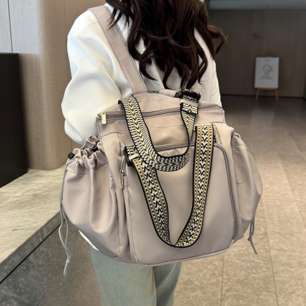 Alternative view of Multifunctional Travel Organizer Bag for Ladies, Multi-functional Large-Capacity Tote Backpack for Travel Daily Use (Black)