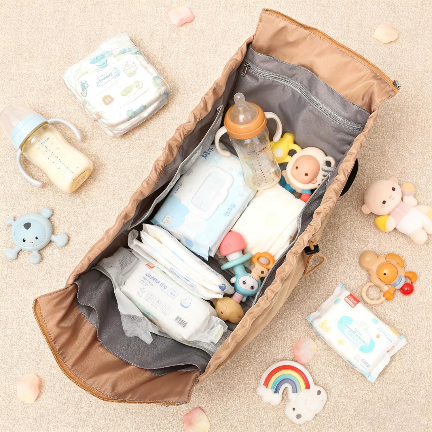 Alternative view of BIIVOYA Diaper Bag Tote for Women, Large Capacity Multipurpose Tote Backpack for Work & Travel, Everyday Tote