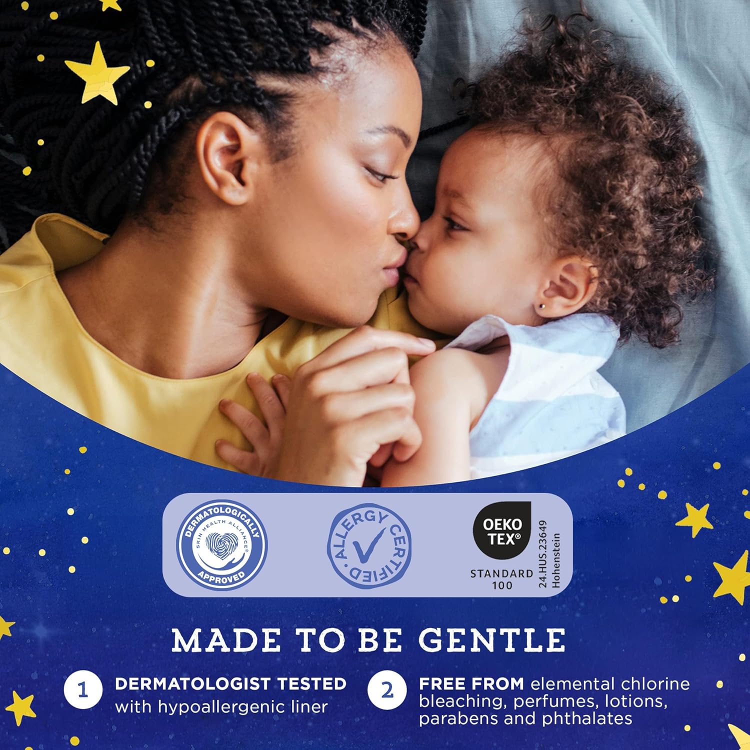 Alternative view of Amazon Brand - Mama Bear Overnight Diapers, Size 6, 54 Count