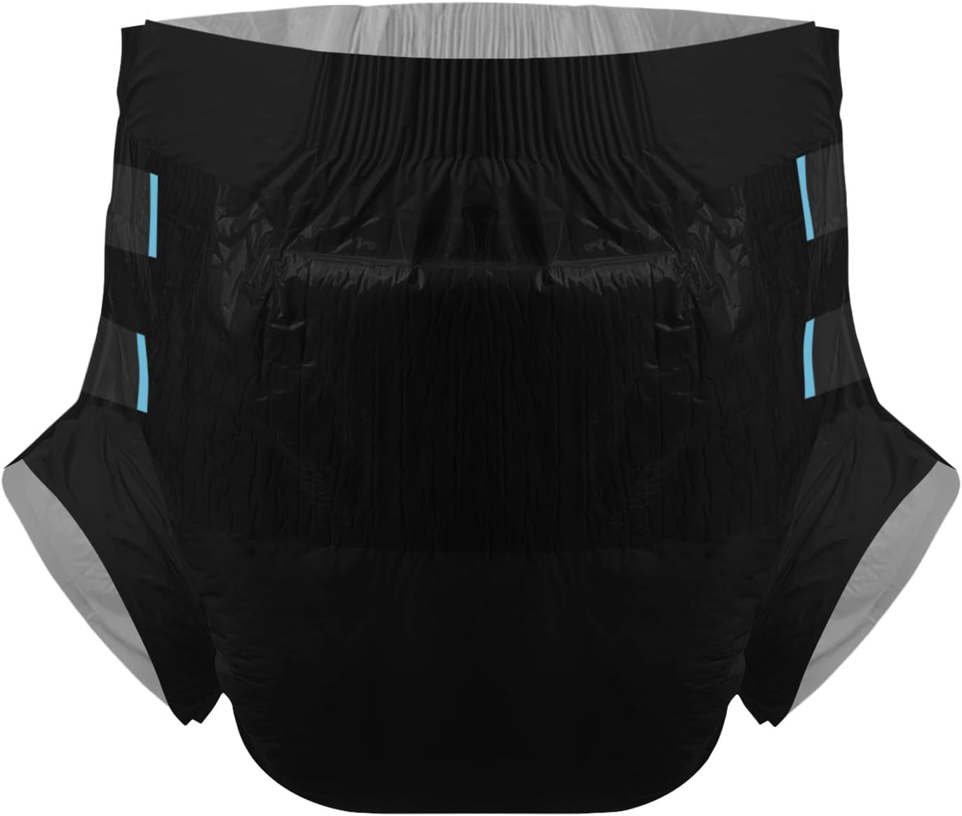 CutiePlusU Disposable Adult Diaper Heavy Absorption Dry Surface Adult Diapers All Night- Black 10 Pieces(Large 37"-47")