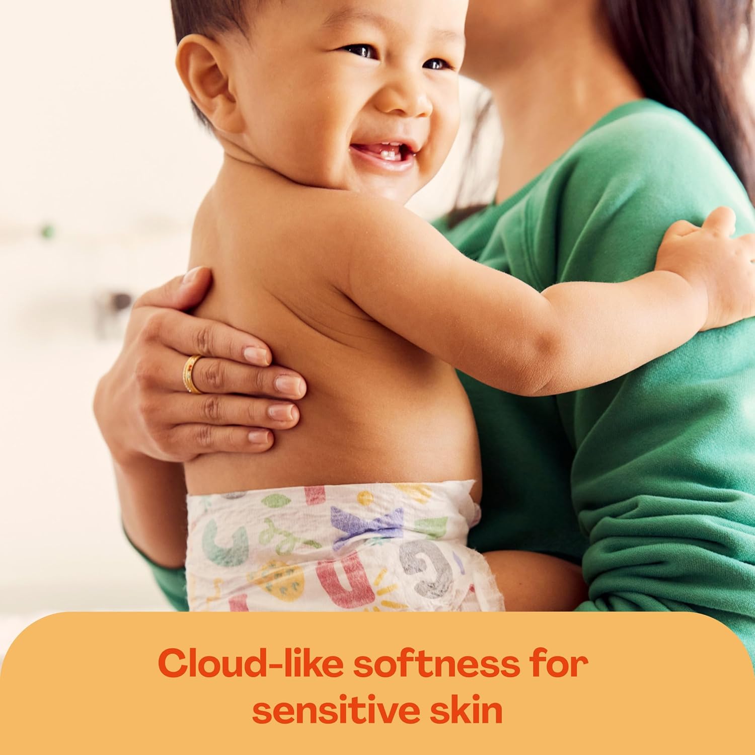 Alternative view of Hello Bello Premium Diapers Size 1, Balloon Buddies & Crosshatch Cuties Designs, 82ct Club Box