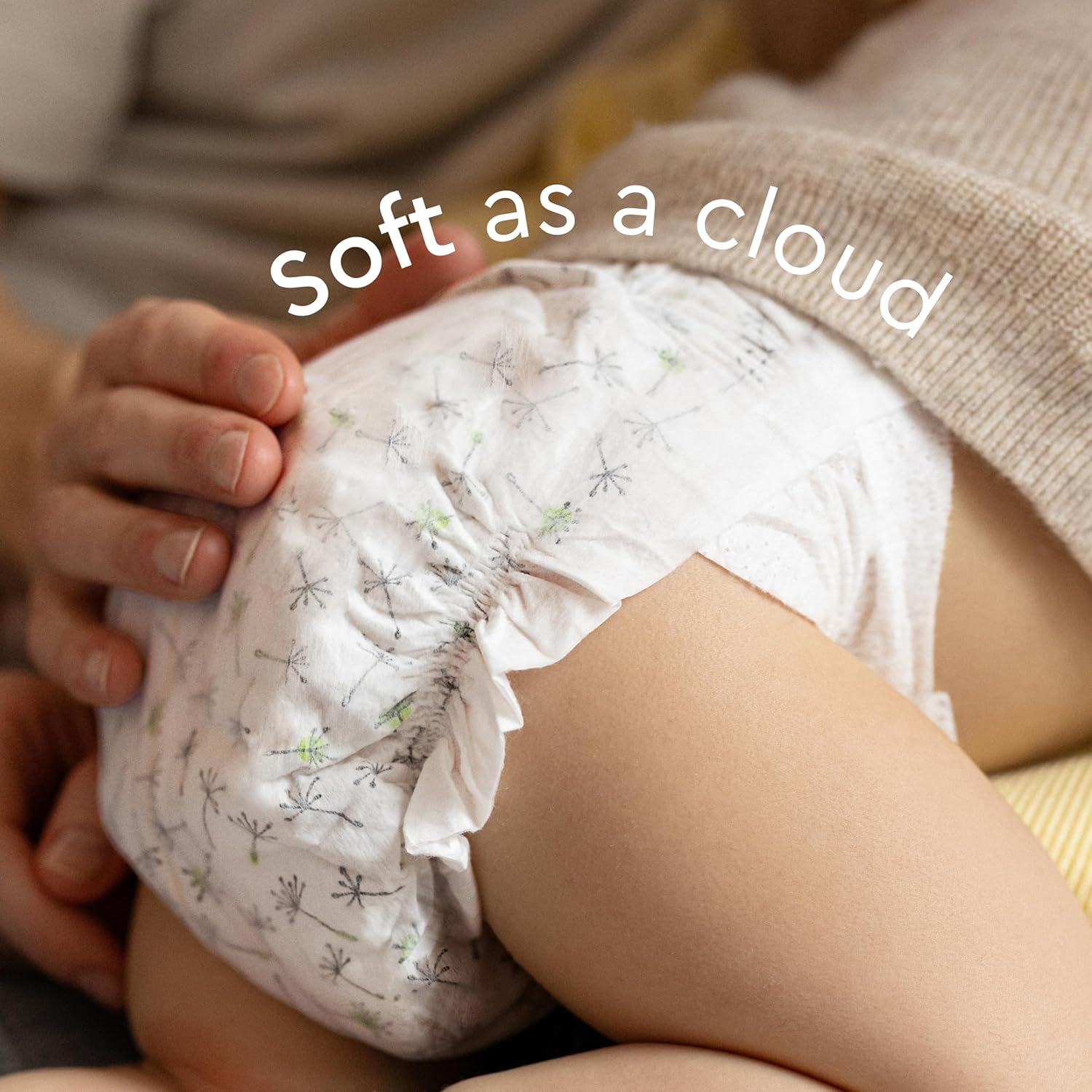 Alternative view of LILLYDOO Baby Diapers - Size 1 (4-11 lbs), Half-Monthly Supply (72 Count), Leak Protection, Skin-Friendly, Ultrasoft, Perfume- & Chlorine-Free, Hypoallergenic, Dermatologist Tested, Oeko-TEX®