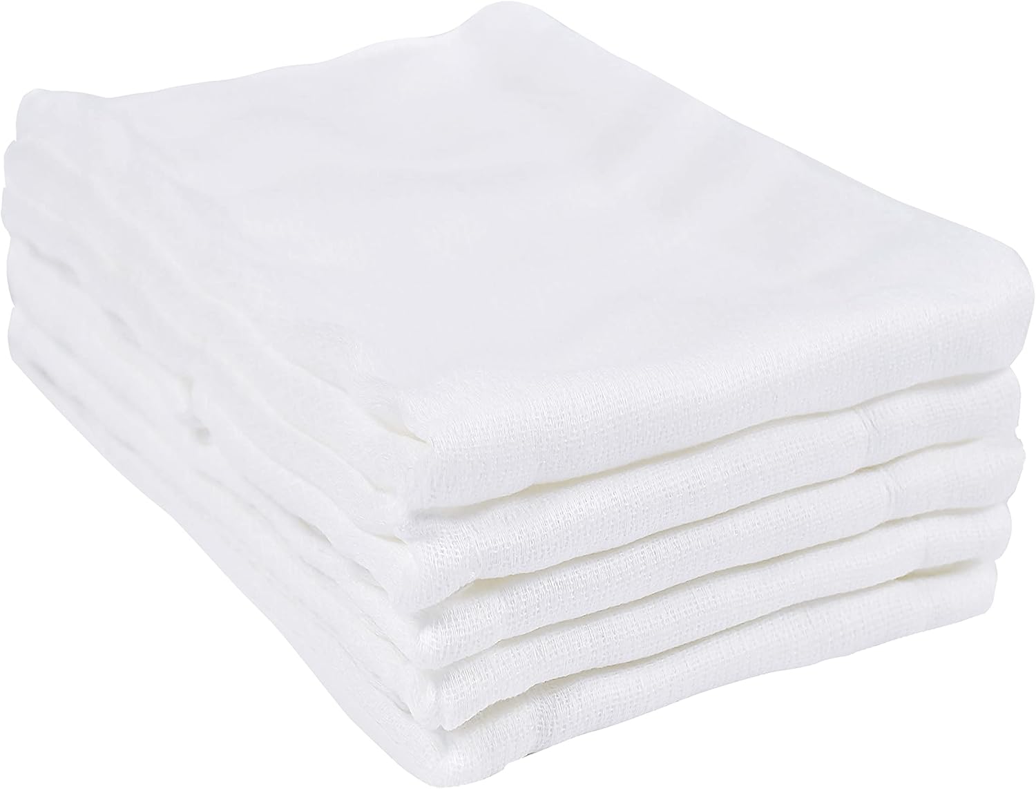 Gerber Unisex Baby Boys Girls Birdseye Prefold Cloth Diapers Multipack White 3-Ply 10 Pack