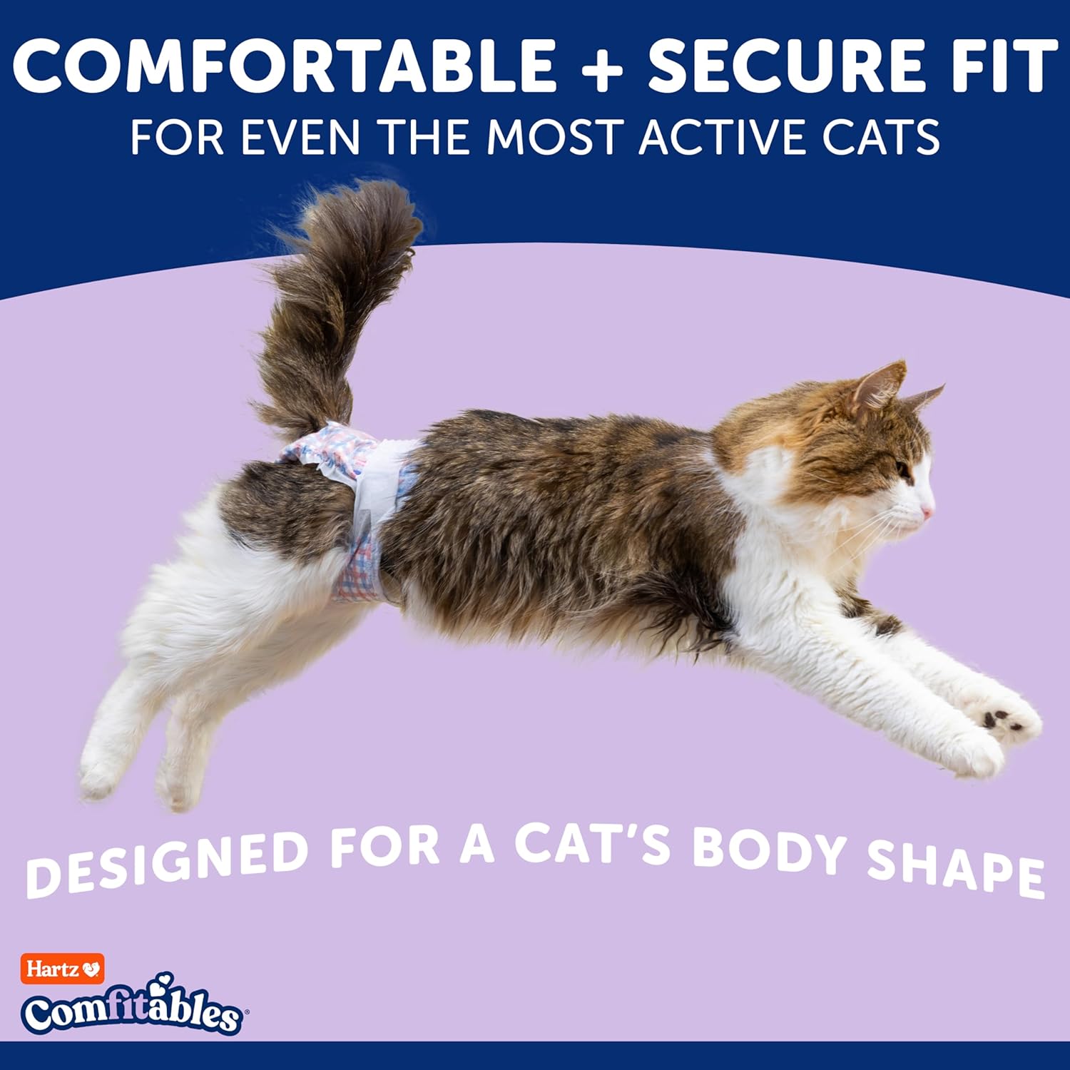 Alternative view of Hartz Comfitables Cat Diapers, Size S 16 Count, Comfortable & Secure Fit, Easy to Put On