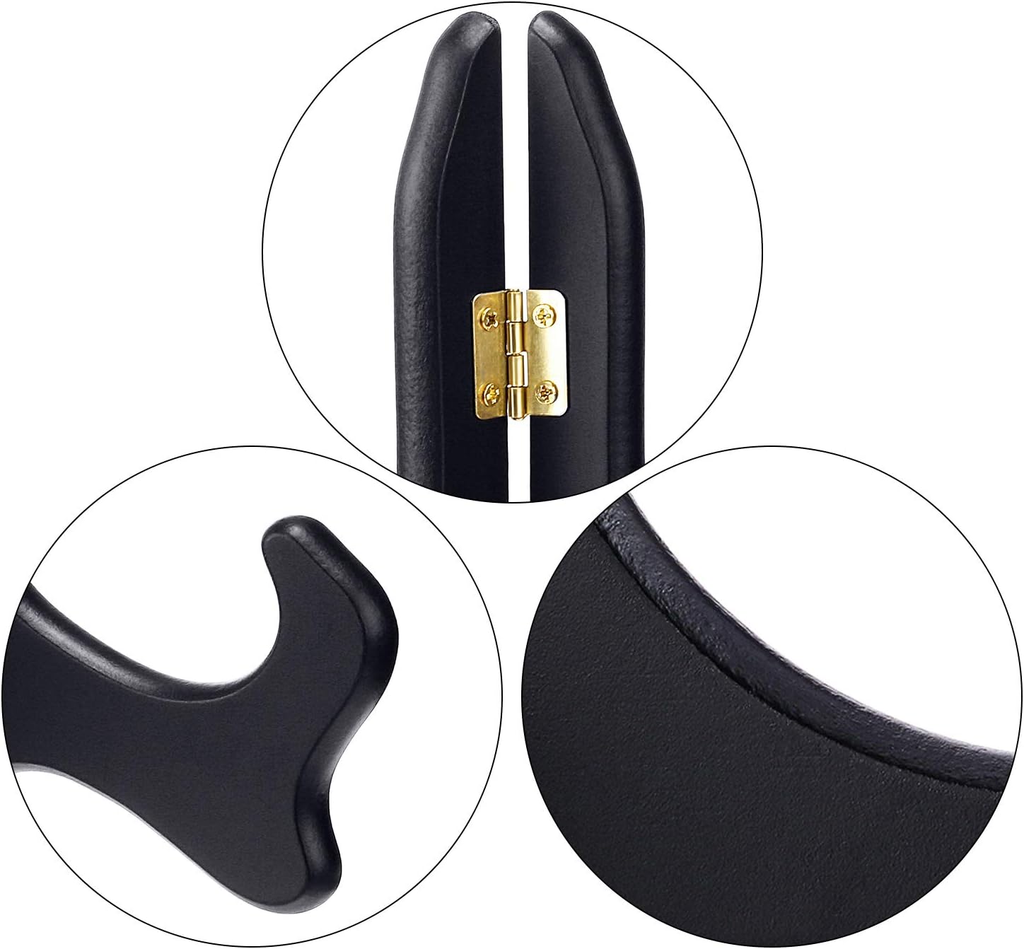 Alternative view of Tatuo 2 Packs Wooden Plate Stands for Display, Plate Holder Display Stand, Picture Frame Stand Easels, Tabletop Art Holder, Book Dish Decorative