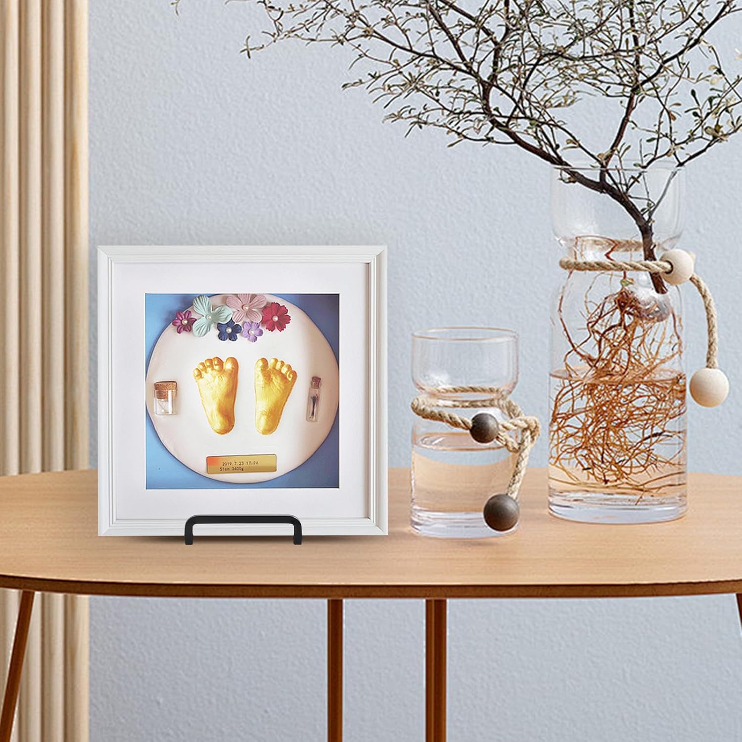 Plate Holder Easel Display Stand - 4.5 inch Metal Plate Stands for Display - Tabletop Picture Stand - Black Iron Easels for Display Pictures | Photo Frames | Book | Decorative Plates | Plaque - 1 Pack