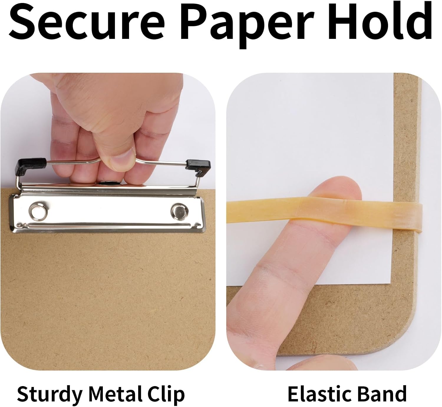 Alternative view of Mkobon 13" x 17" Sketch Drawing Board, Art Board with Handle, Sturdy Clip and Rubber Band, Portable Artist Clipboard Easel for Adults, Classroom, Studio Drafting, Watercolor, Painting Supplies Stuff