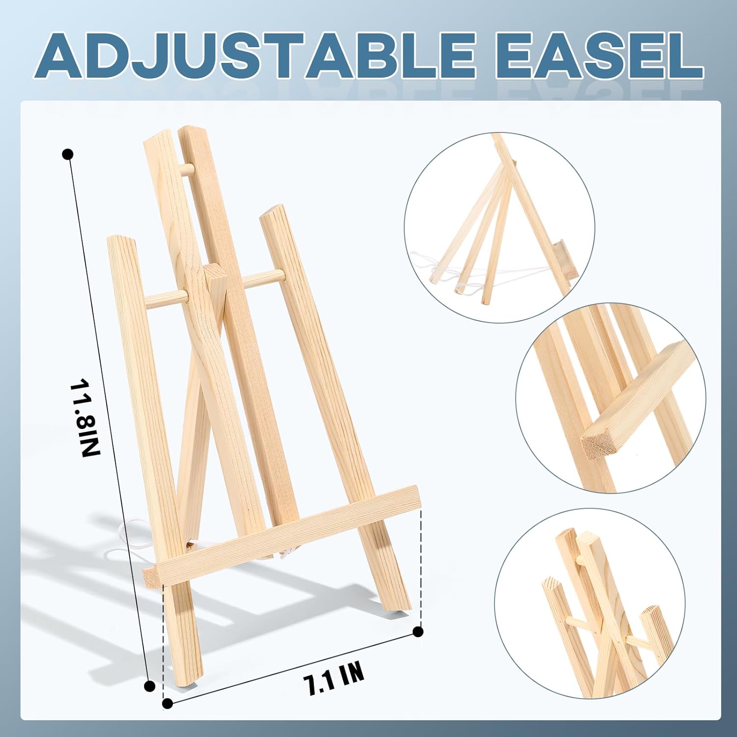 ESRICH 130PCS Canvas with Easel Set, Paint and Sip Kit for Adults,Paint Brushes Canvas Panel Painting Kit,Painting Supplies Kit, Artists and Beginners to Painting Party