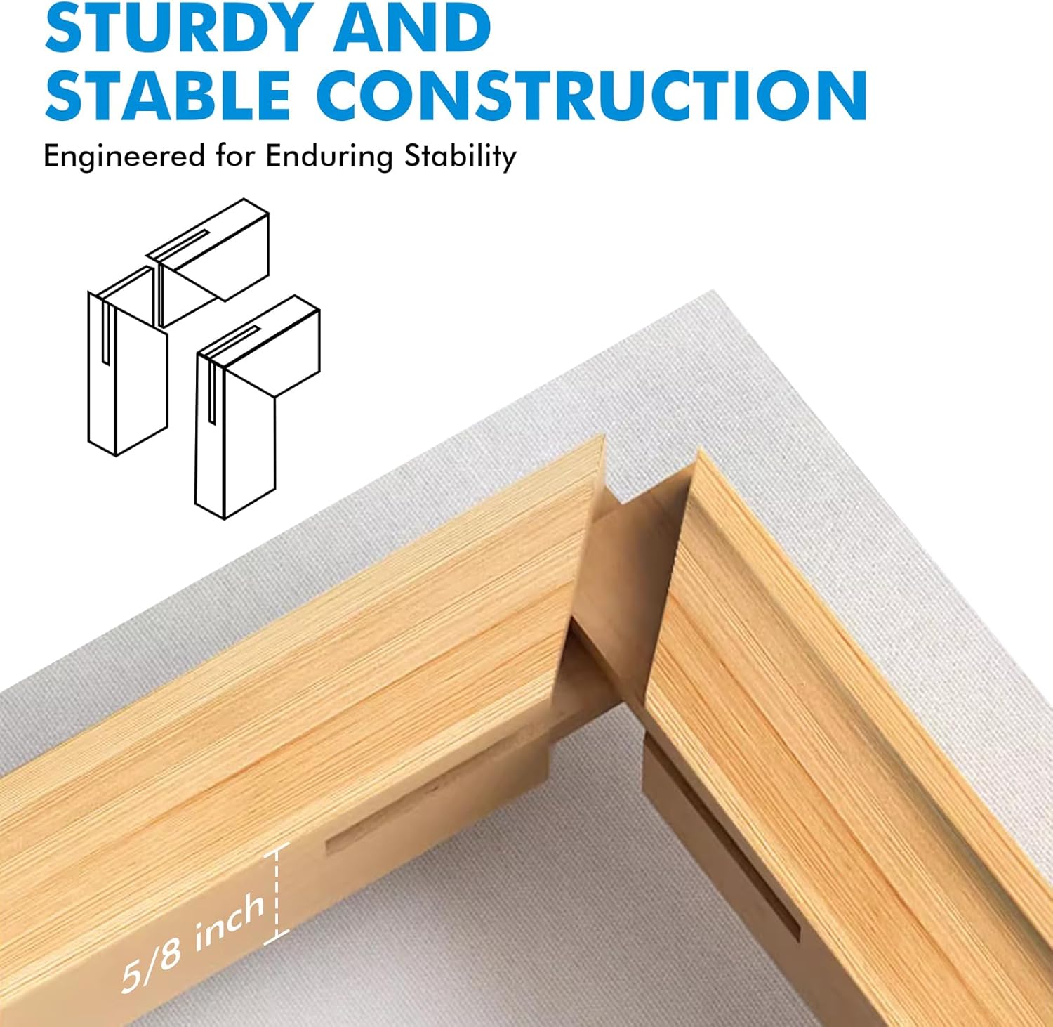 Alternative view of Gotideal Canvas for Painting, 14 Pcs Muti Pack Stretched Painting Canvas, Blank Paint Canvases for Acrylic, Oil, Art Supplies for Artists, Adults 4x4,4x6, 5x7, 8x10,9x12, 11x14 Set of 14