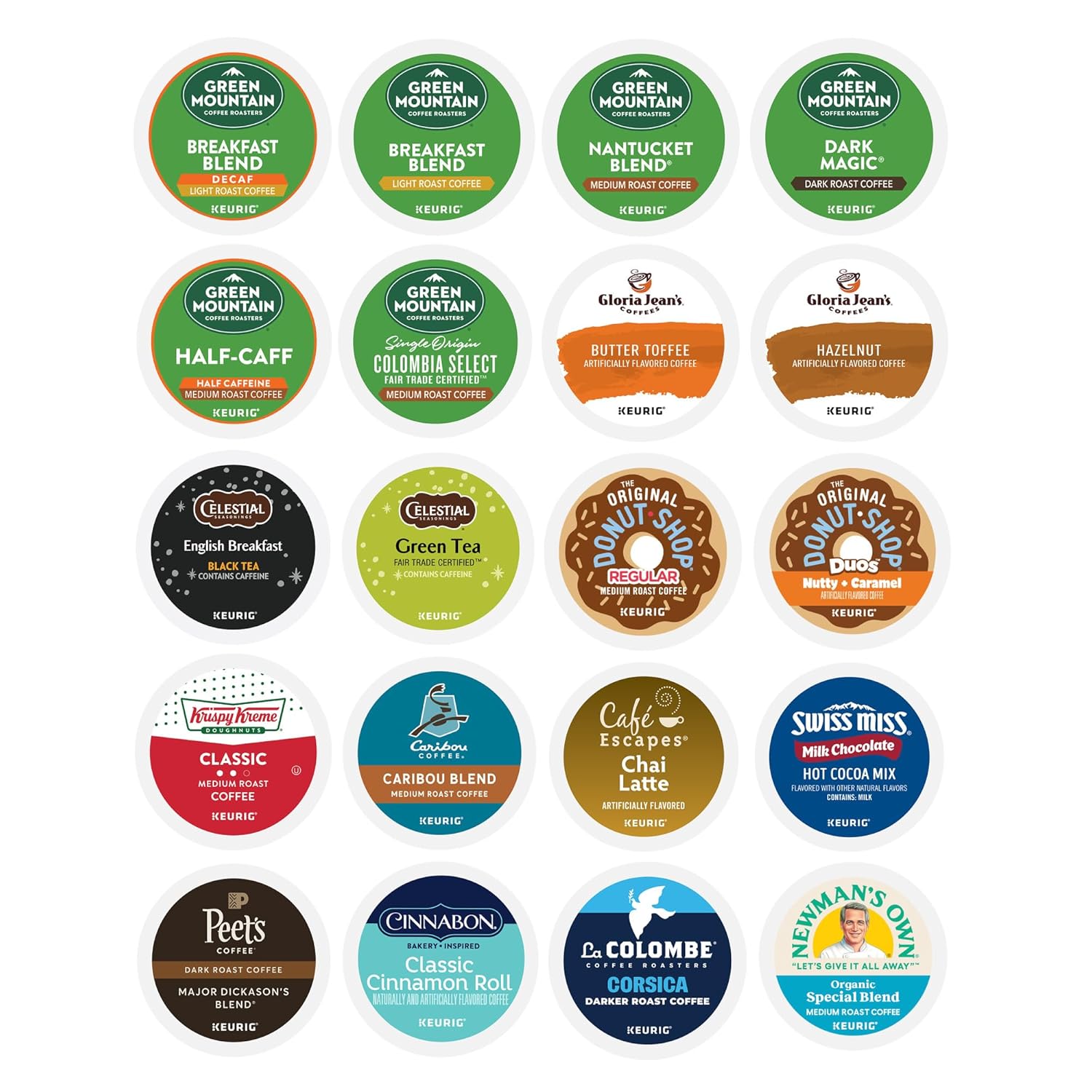 Alternative view of Keurig® Entertainers Variety Pack, Keurig Single Serve K-Cup Pods, 40ct