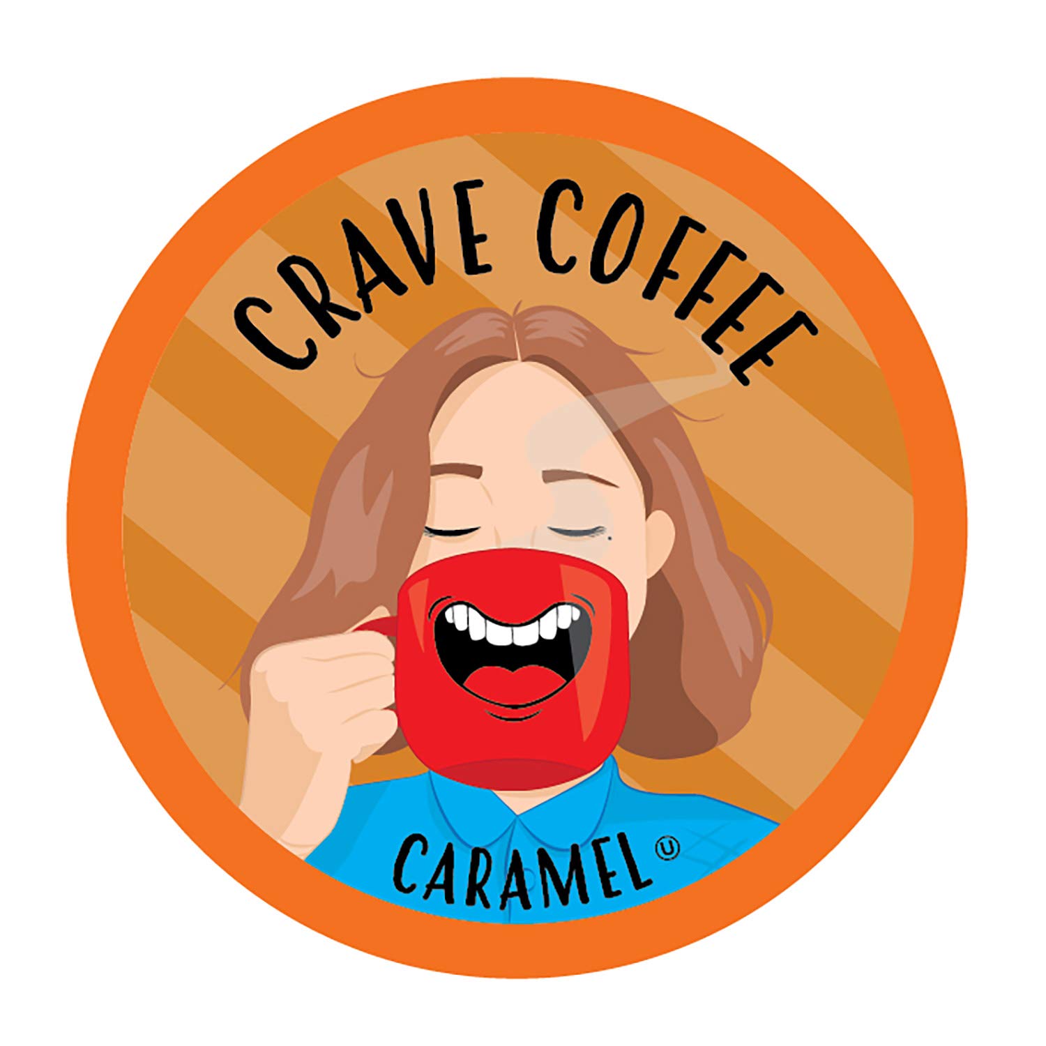Alternative view of Crave Beverages Coffee Lovers - Flavored and Non Flavored Coffee Pods, for Keurig K Cup Brewers, 40 Count