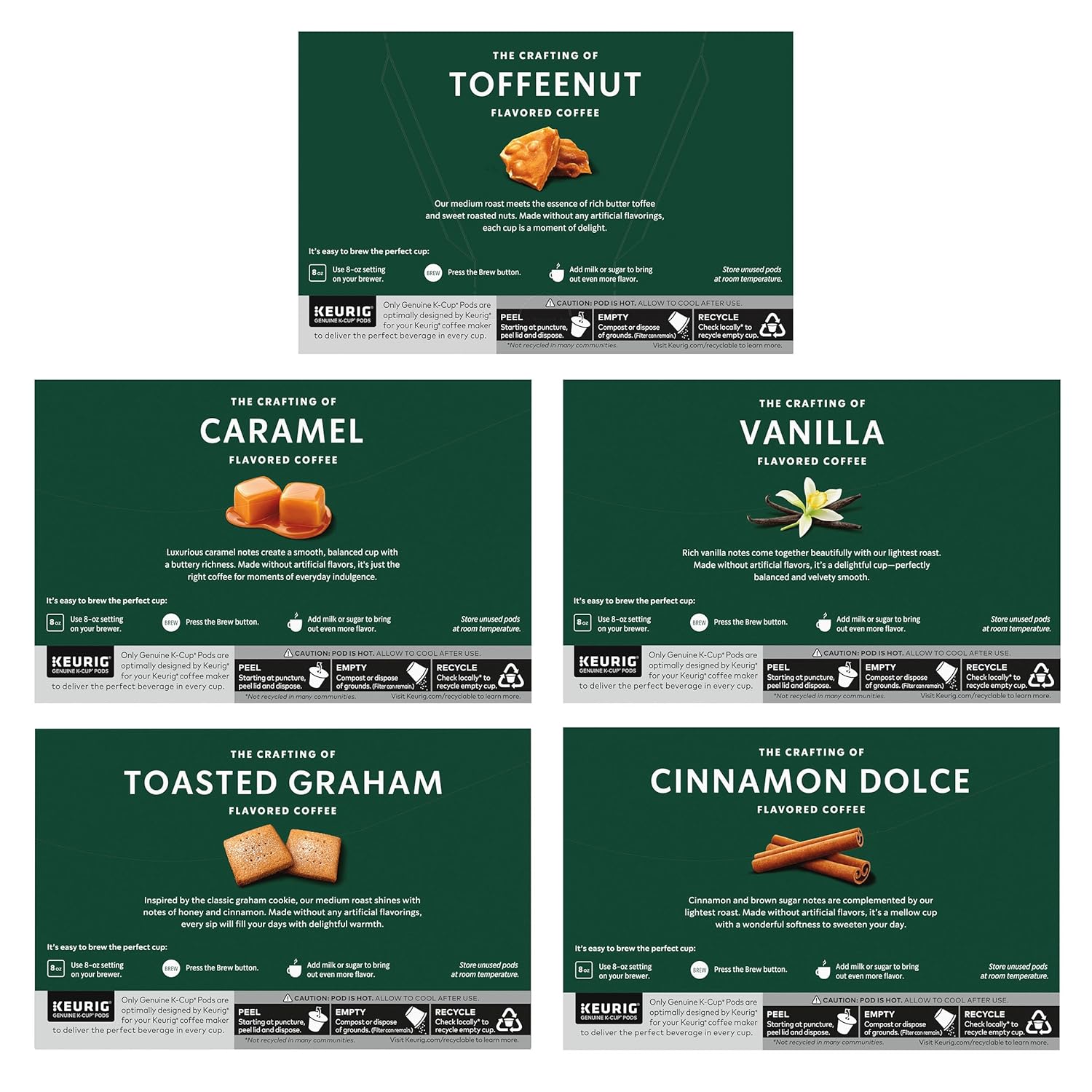 Starbucks K-Cup Coffee Pods, Flavored Hot or Iced Coffee, Variety Pack, 40 Keurig Pods - Image 8