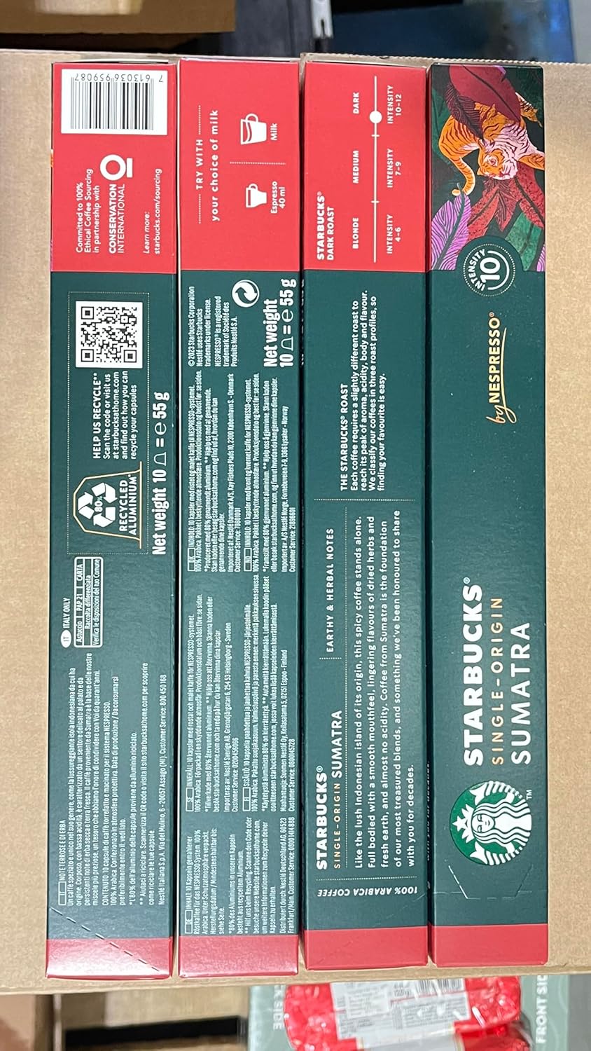 Starbucks by Nespresso Original Line, Intense Variety Pack, 50-count Espresso Pods - Image 9