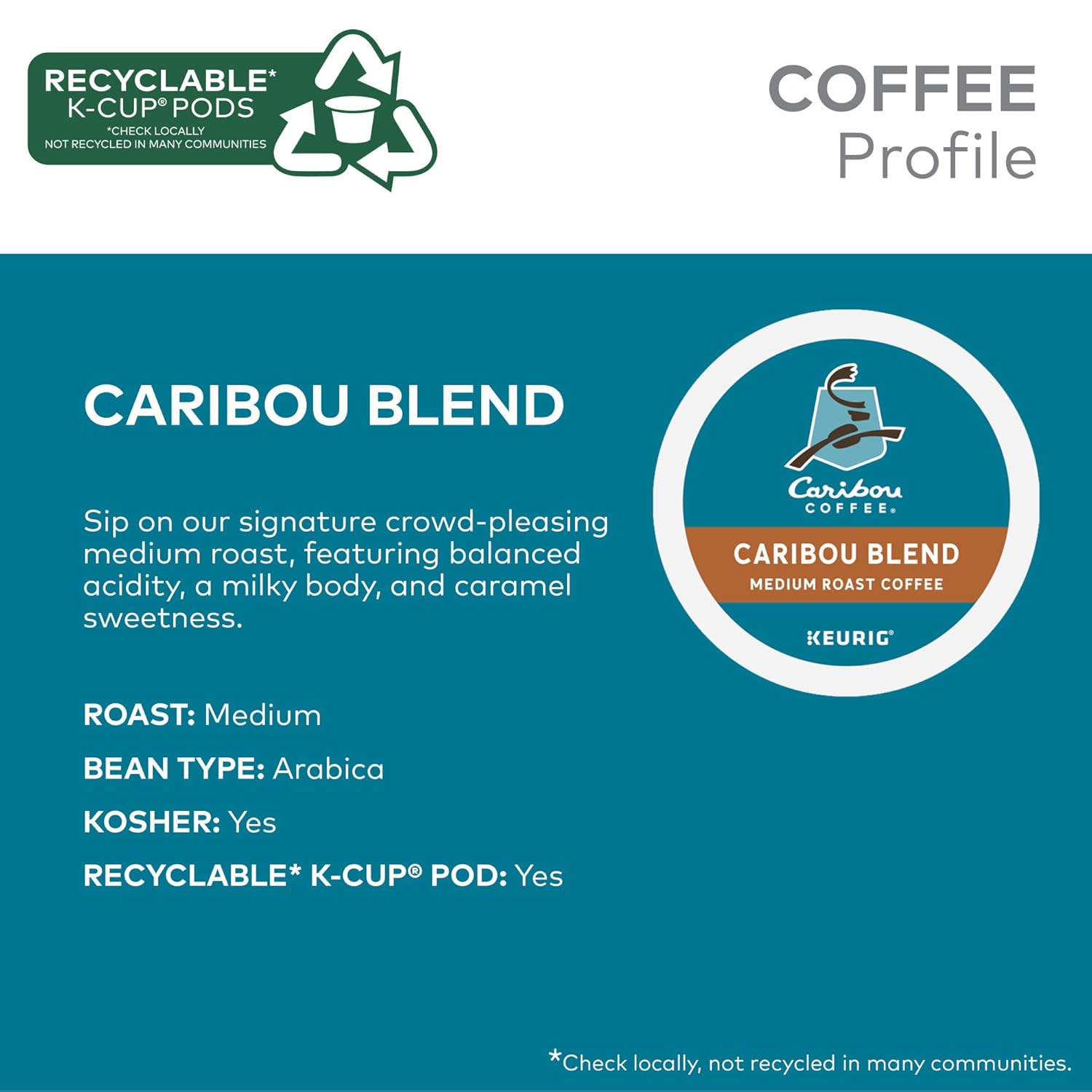 Caribou Coffee Single Serve Keurig K-Cup Pod Variety Pack, Light, Medium, and Dark Roast Coffees, 40-Count Box(Pack of 1) - Image 3