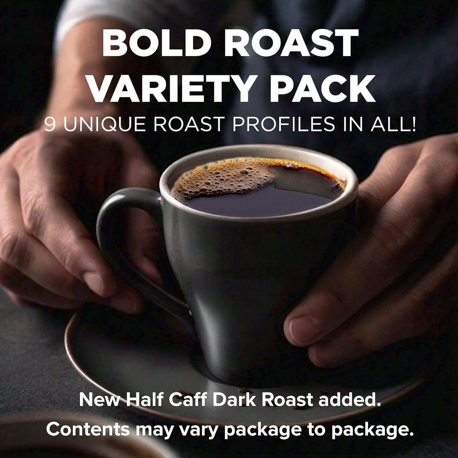 Maud's Bold Dark Roast Coffee Pods Variety Pack, 40 ct, 9 Assorted Dark Roast Flavors in Recyclable Single Serve Pods u2013 100% Arabica Coffee, Compatible with Keurig K Cups Maker