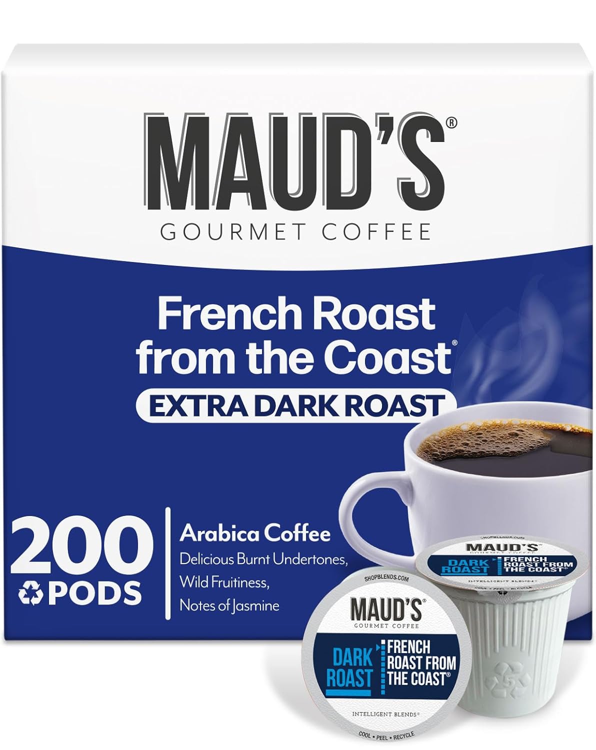 Maud's Bold Dark Roast Coffee Pods Variety Pack, 40 ct, 9 Assorted Dark Roast Flavors in Recyclable Single Serve Pods u2013 100% Arabica Coffee, Compatible with Keurig K Cups Maker - Image 7
