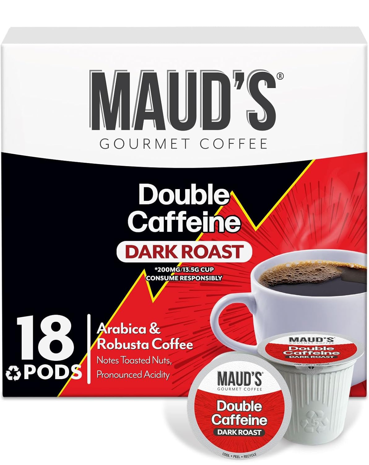 Maud's Bold Dark Roast Coffee Pods Variety Pack, 40 ct, 9 Assorted Dark Roast Flavors in Recyclable Single Serve Pods u2013 100% Arabica Coffee, Compatible with Keurig K Cups Maker - Image 8