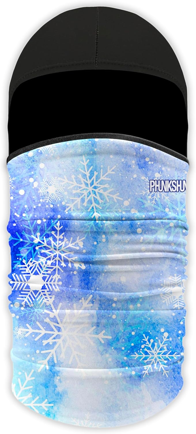 Phunkshun Thermal Balaclava Youth - Warm Winter Headwear Ski Face Mask Neck Gaiter for Skiing and Snowboarding