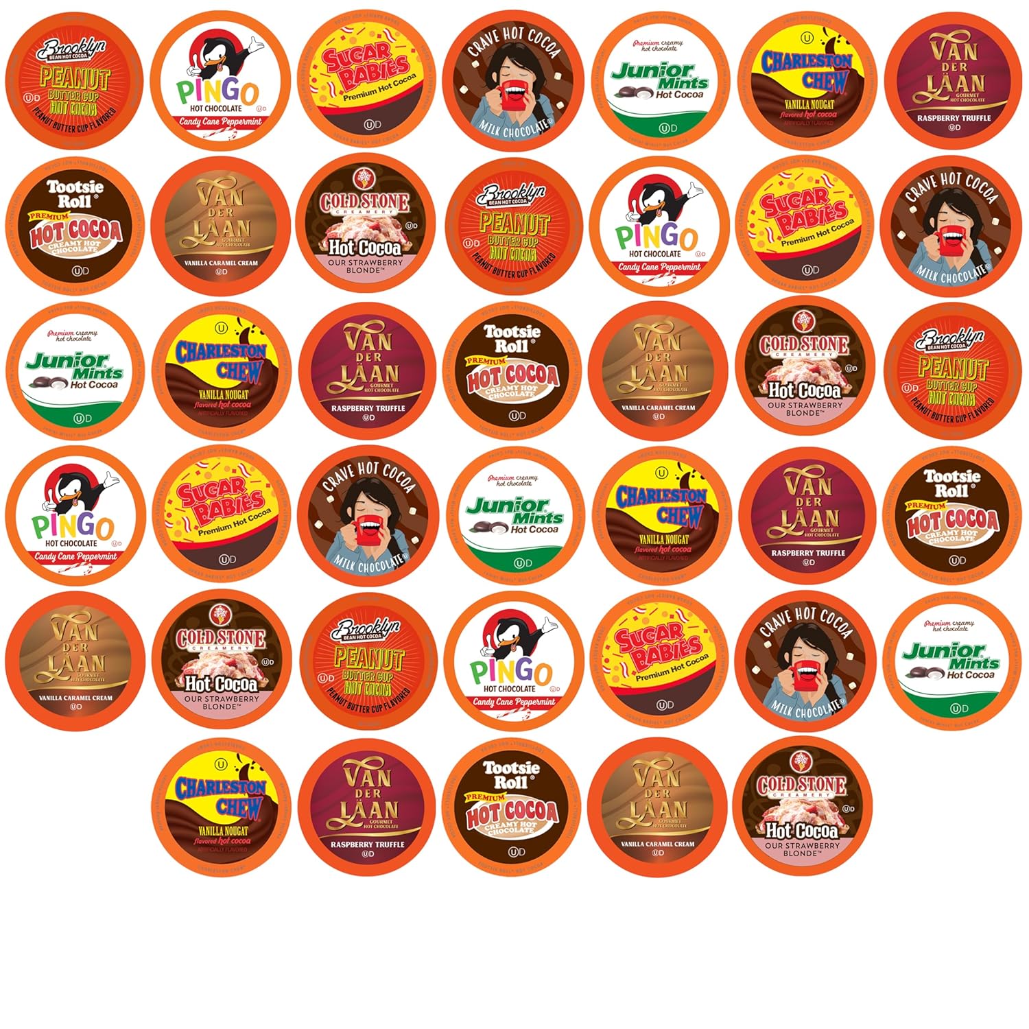 Two Rivers Coffee Sleigh All Day Holiday Coffee Pods Compatible with Keurig K Cup Brewers, Assorted Coffee Sampler, 40 Count (Pack of 1) - Image 7