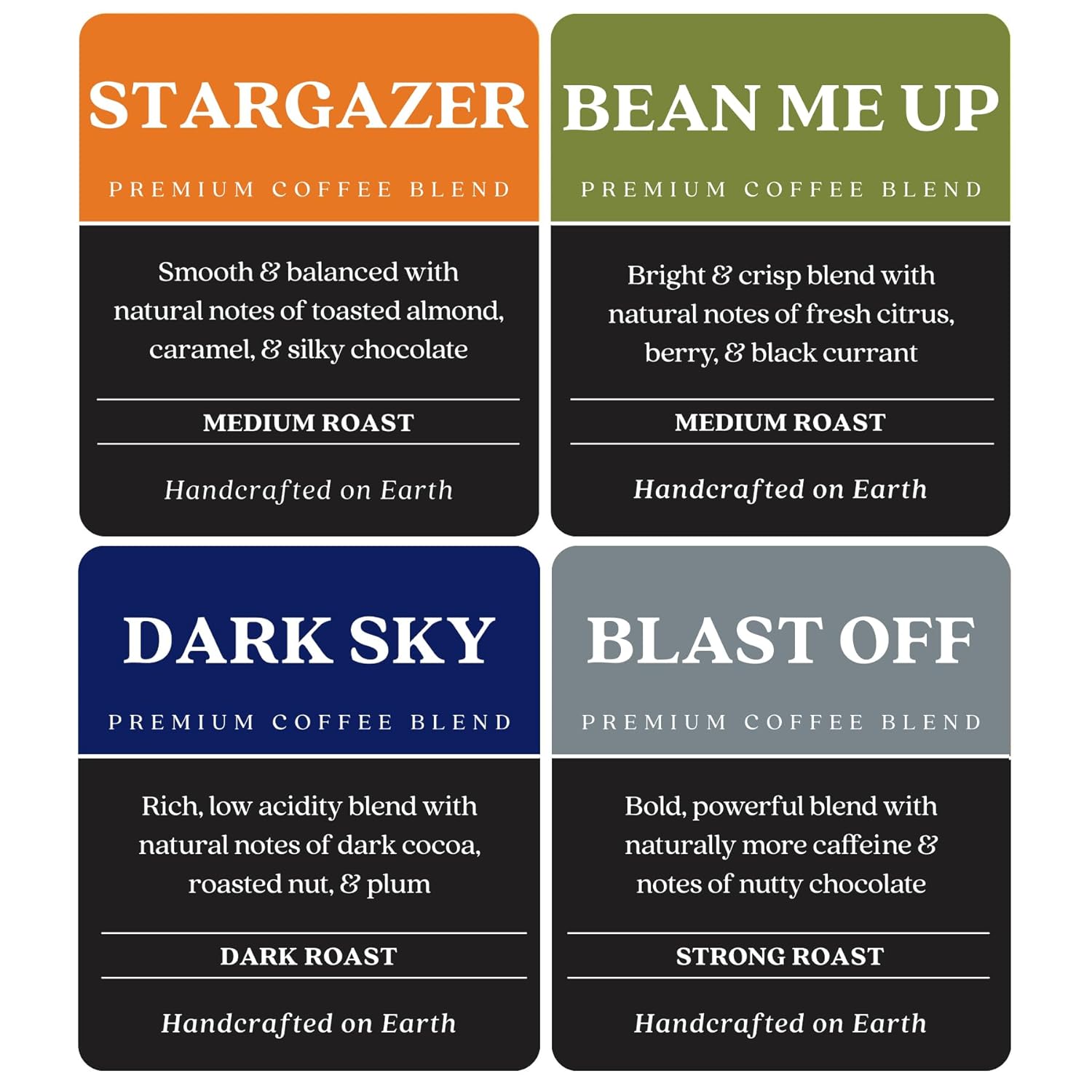 Alternative view of Copper Moon Single Serve Coffee Pods for Keurig K-Cup Brewers, Light, Medium & Dark Roast, Discovery Variety Pack, 80 Count