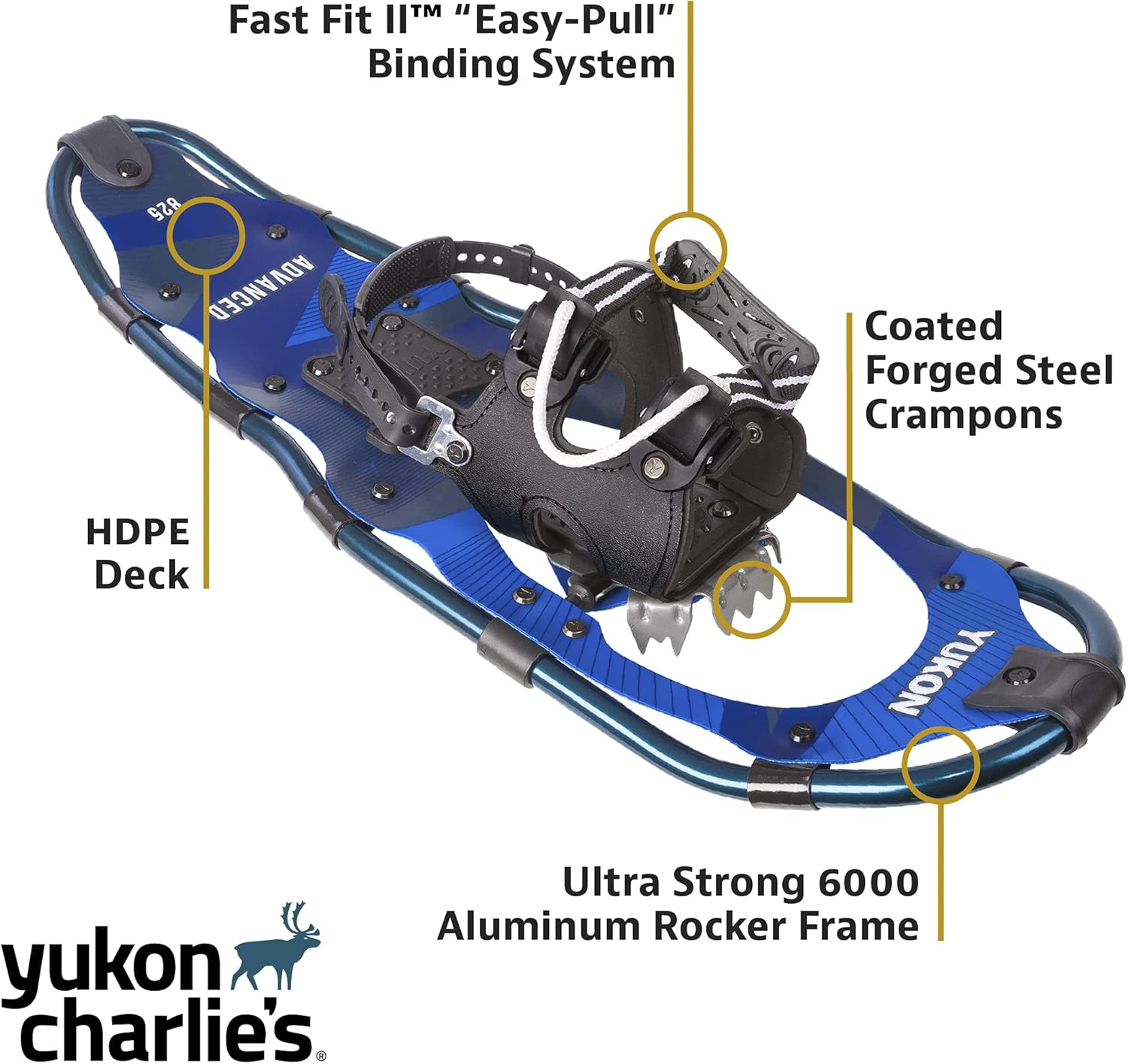 Alternative view of Yukon Charlie's Advanced Snowshoe Kit, Includes Snowshoes, Trekking Poles and Travel Bag