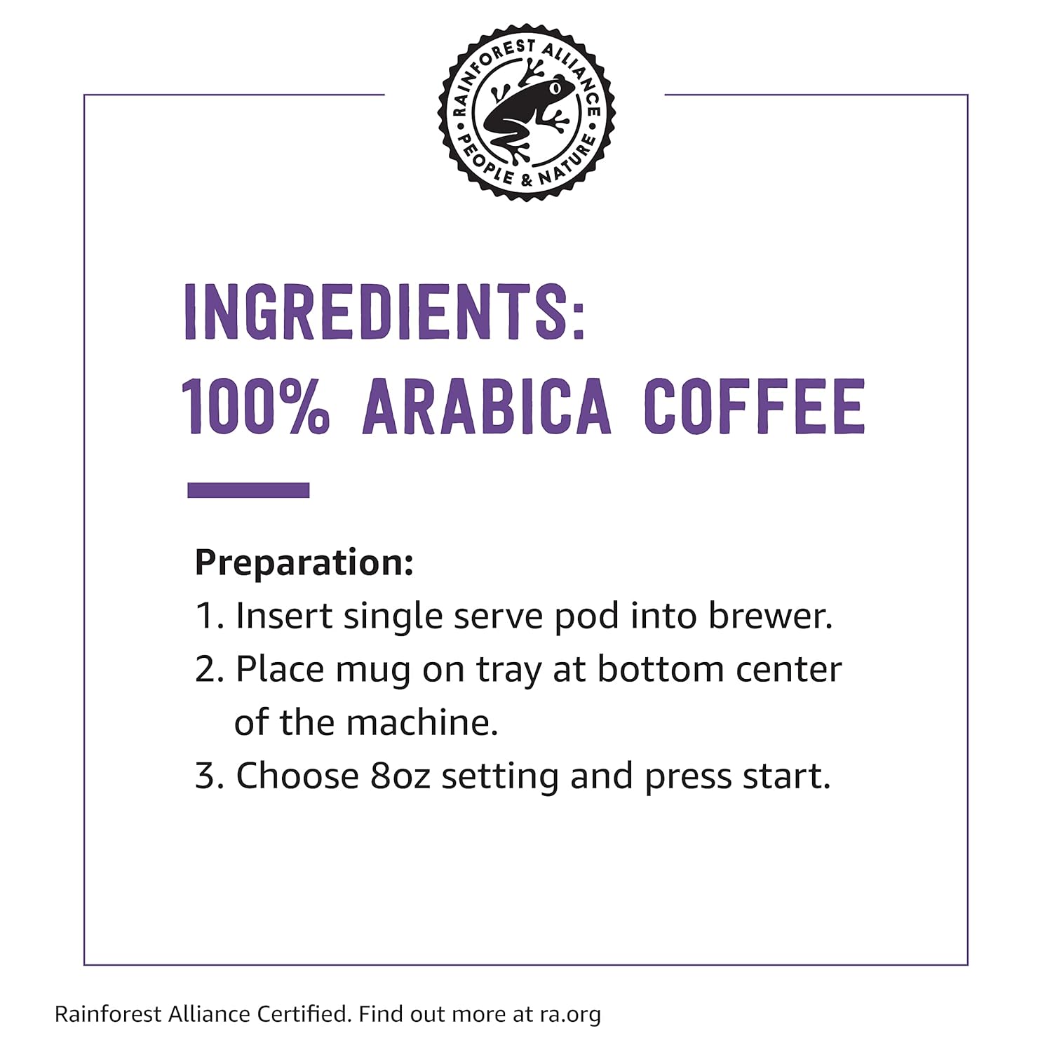 Amazon Brand - Happy Belly Variety Pack Compostable Coffee Pods, Compatible with K-Cup Brewer (Breakfast Blend, Dark/ Medium/ French Roast) 96 count (Pack of 1) - Image 7