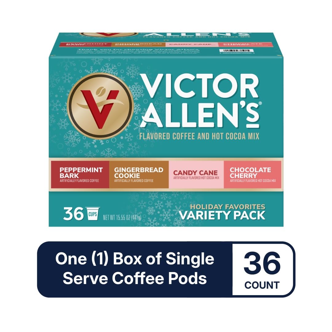 Alternative view of Victor Allen's Coffee Holiday Favorites Coffee & Hot Cocoa Mix Variety Pack, 36 Count, Single Serve K-Cup & Coffee Pods for Keurig K-Cup Brewers