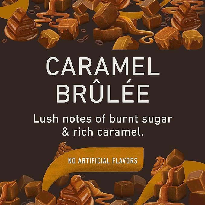 Alternative view of Peet's Coffee, Flavored Light Roast Keurig K-Cup Pods - Caramel Brulee 22 Count (1 Box of 22 Pods)