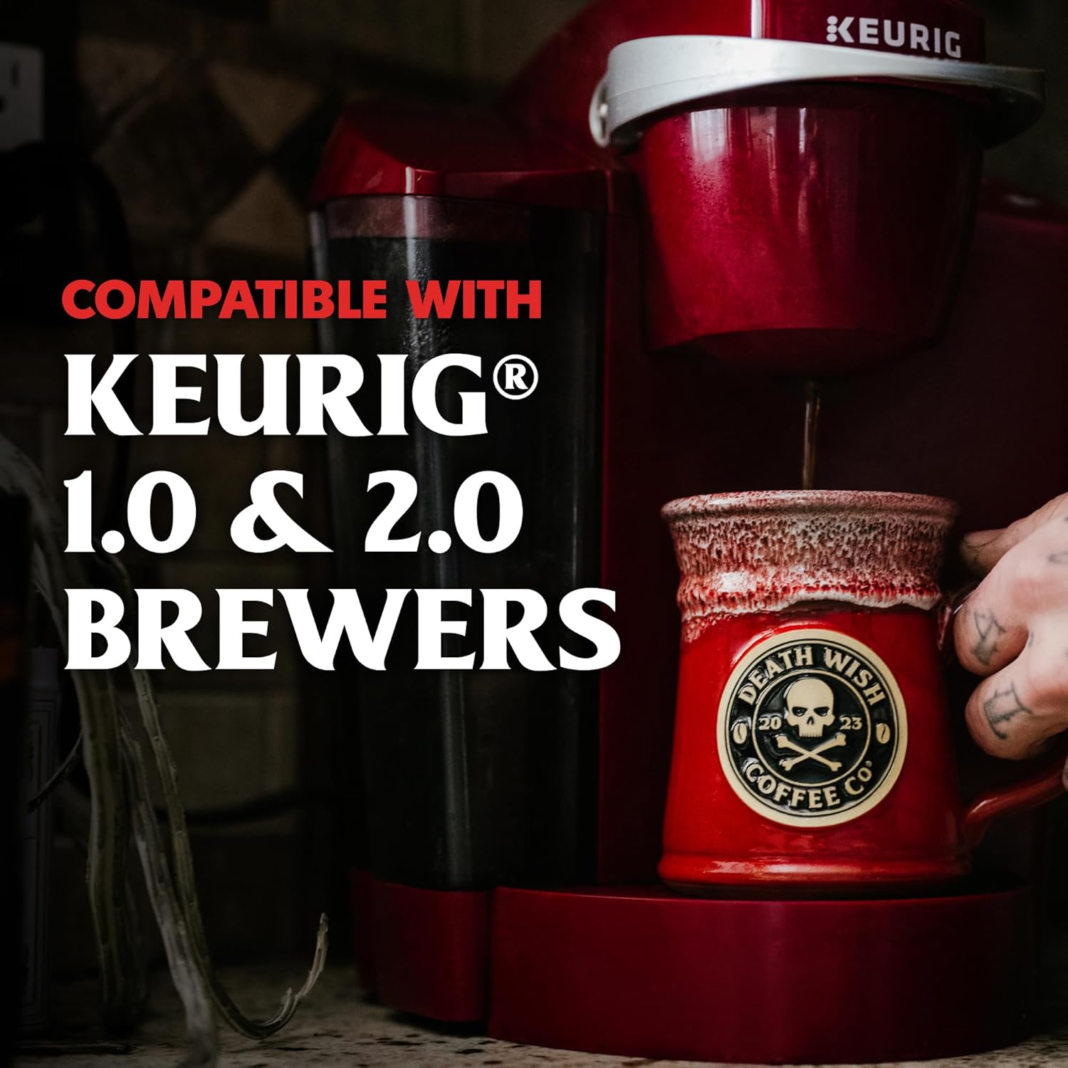 Death Wish Coffee, Single Serve Coffee - 10 Each of Medium, Dark, and Espresso Roast - Mixed Roast Variety Pack - Image 6