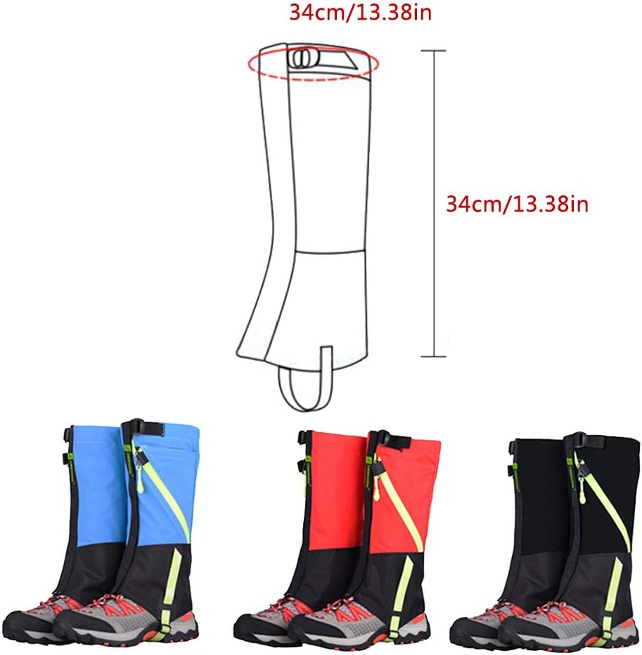 Alternative view of HomDSim Children Leg Gaiters Outdoor Waterproof Snow Gaiter for Kids Hiking Climbing Hunting Leg Cover Shoes Gaiters