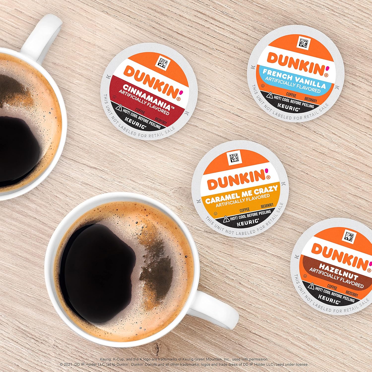 Alternative view of Dunkin' Mixed Flavor Coffee Variety Pack, 60 Keurig K-Cup Pods