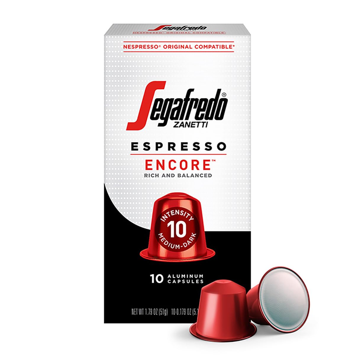 Segafredo Zanetti Espresso Capsules u2013 Aluminum Pods for Nespresso Original Machines u2013 4 Flavor Variety Pack Premium Espresso u2013 Forte, Ovation, Encore, and Sinfonia u2013 Variety, 10 Count (Pack of 4) - Image 9