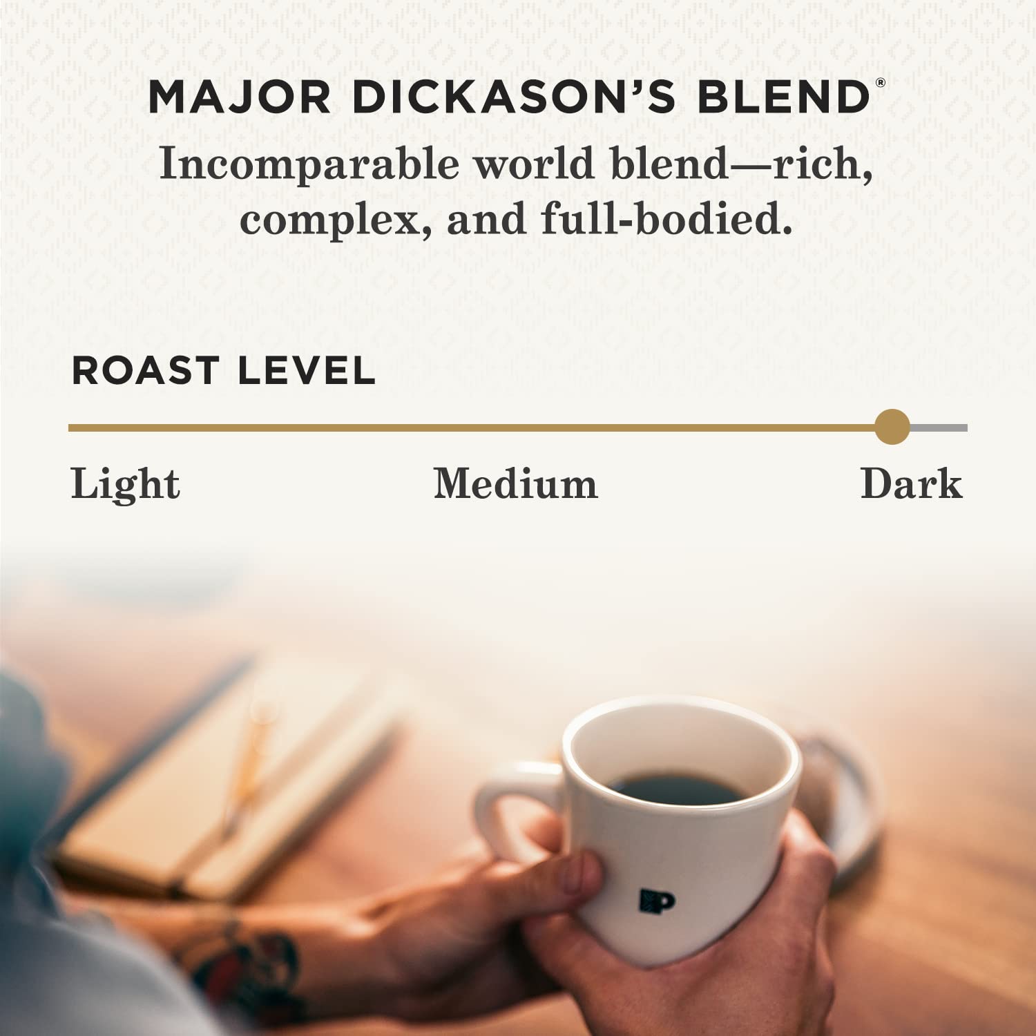 Alternative view of Peet's Coffee, Dark Roast Keurig K-Cup Pods - Major Dickason's Blend 32 Count (1 Box of 32 K-Cup Pods)