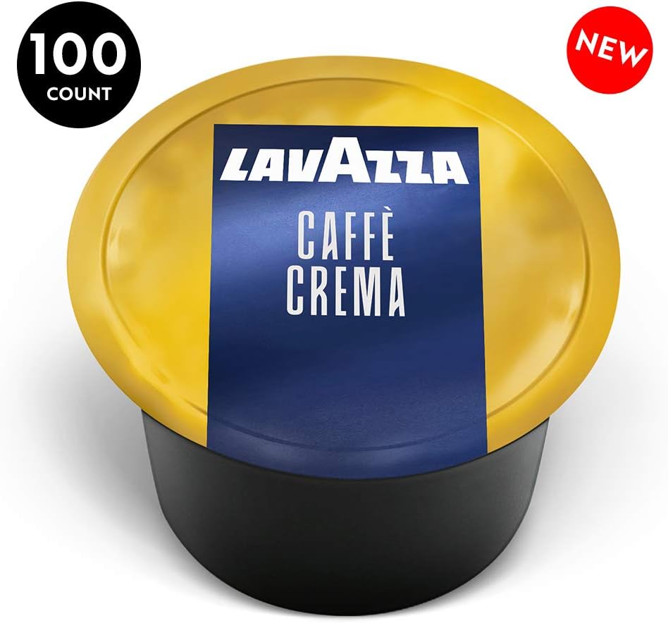 Alternative view of Lavazza Blue Single Espresso Caffe Crema Coffee Capsules, Value Pack, Blended and roasted in Italy, Sweet blend from its aromatic notes of biscuits and jasmine,100% Arabica, 100 Count