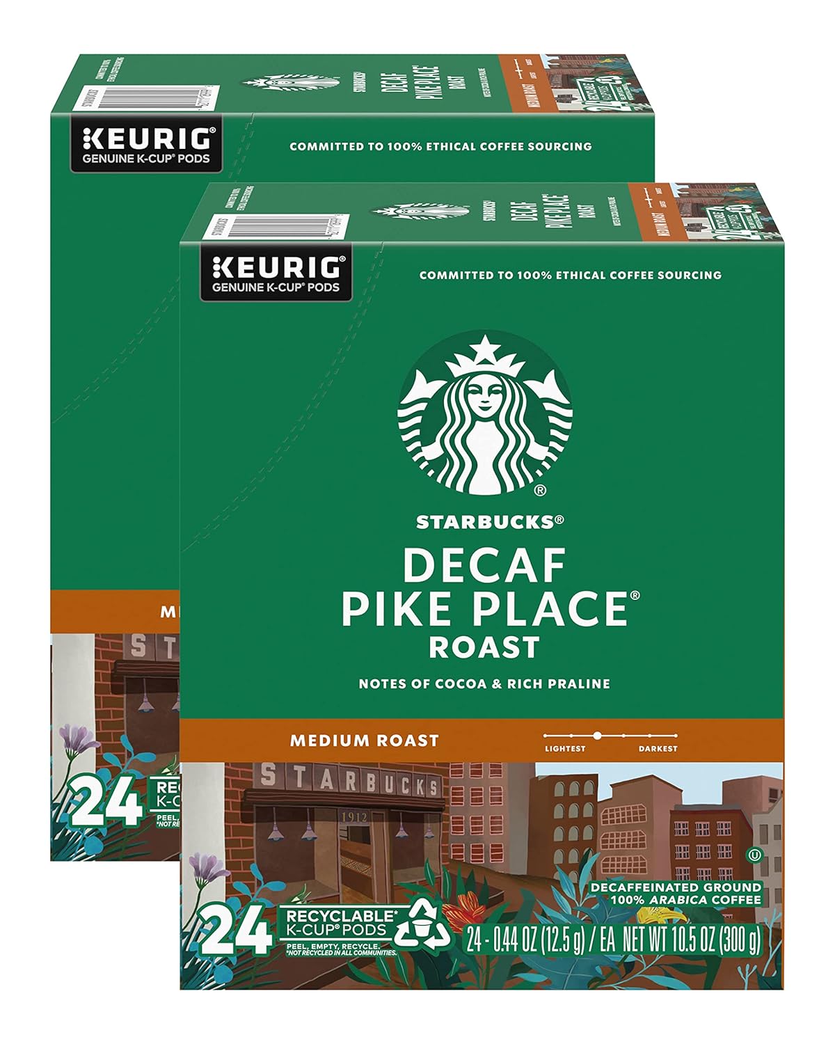 Starbucks K-Cup Coffee Pods, Medium Roast Hot or Iced Coffee, Decaf House Blend, 10 Keurig Pods - Image 9
