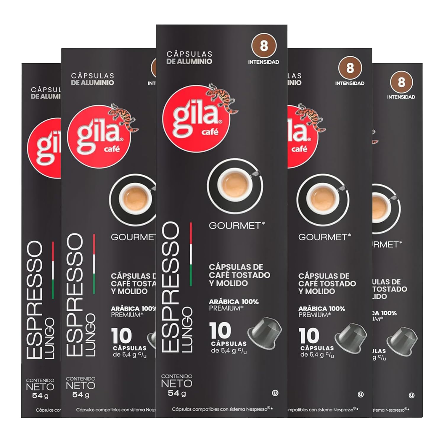 GILA Café Espresso Lungo Aluminum Coffee Capsules u2013 Medium Roast Coffee Pods Compatible with Nespresso Original Machines u2013 100% Mexican Arabica with Hazelnut & Vanilla Notes, 60 Count - Image 9