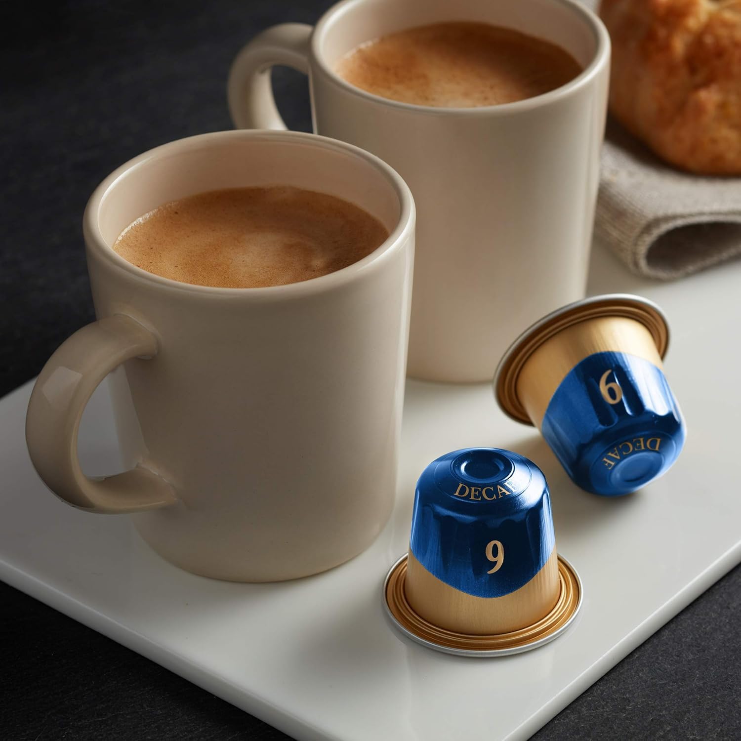 Peet's Coffee, Medium Roast Decaf Espresso Capsules, Compatible with Nespresso Original Machine - Decaf Ristretto Intensity 10, 50 Count (5 Boxes of 10 Espresso Capsules) - Image 7