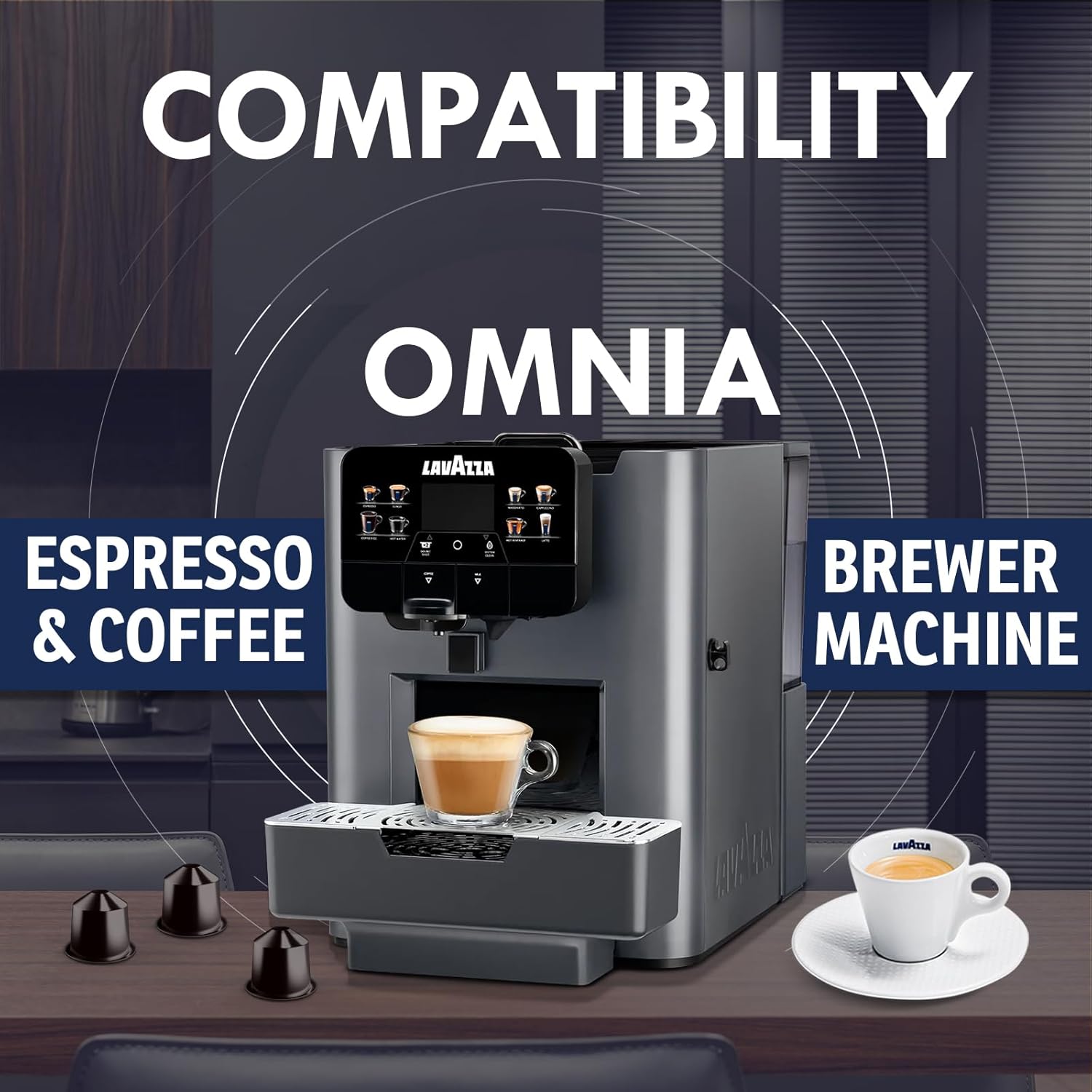 Lavazza Blue Coffee Capsules Variety Pack u2013 100 Count (50 Pods Each) u2013 Includes Top Class & Caffè Crema Blends u2013 Compatible with Lavazza LB Espresso Machines Only u2013 Premium Italian Coffee - Image 4