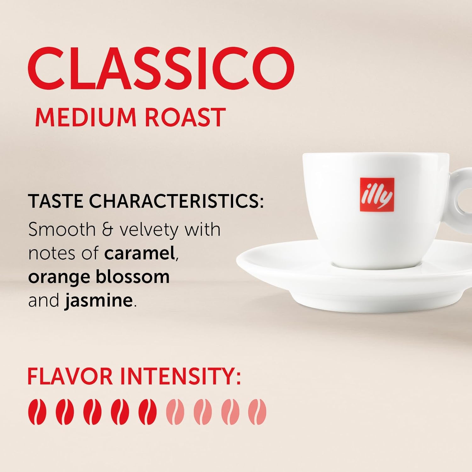illy E.S.E. Coffee - Single-Serve Pods u2013 Classico Medium Roast - Notes Of Chocolate & Caramel - For E.S.E Machines - Extraordinary Aroma & Body u2013 18 Count