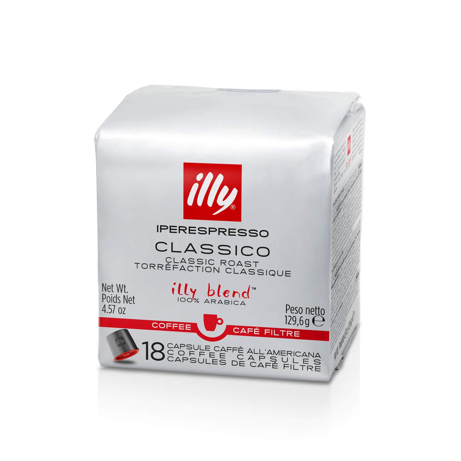 Alternative view of illy Coffee, iper Coffee Capsule, Medium Roast Drip Pod, 100% Arabica Bean Signature Italian Blend, Premium Gourmet Roast Brewed, Compatible with Multi Beverage illy iperEspresso Machines (18 ct)