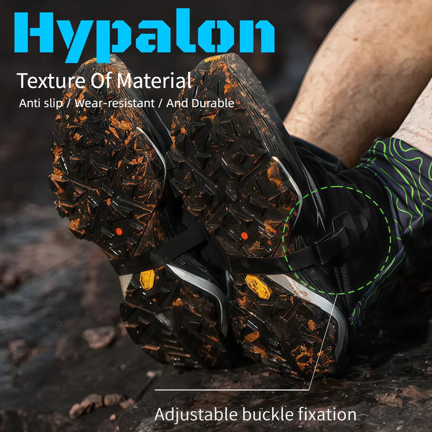 Alternative view of UNIQOCK Low Gaiters,Ankle Gaiters,Snow Boot Guard Gators,Shoe Gaiters,Gators for Hiking Boots,Leg Gaiters,Waterproof Hiking Gaiters for Hunting,Running,Snow,Mountain Climbing