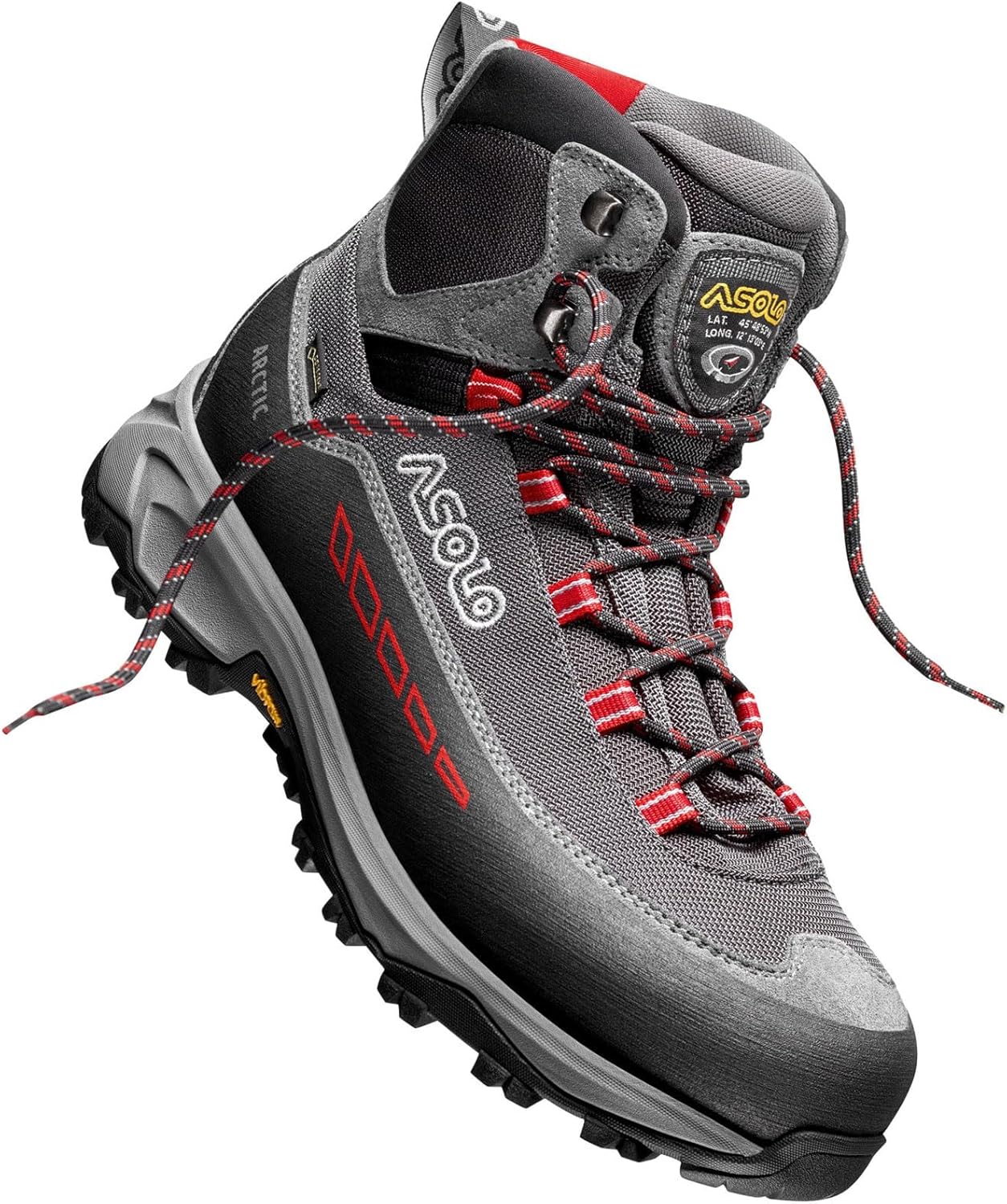 Alternative view of ASOLO Men's ARCTIC GV MM Warm Water-Resistant Suede/Nylon Insulated High Cut Snow Ice Winter Hiking Boots for Snowshoeing