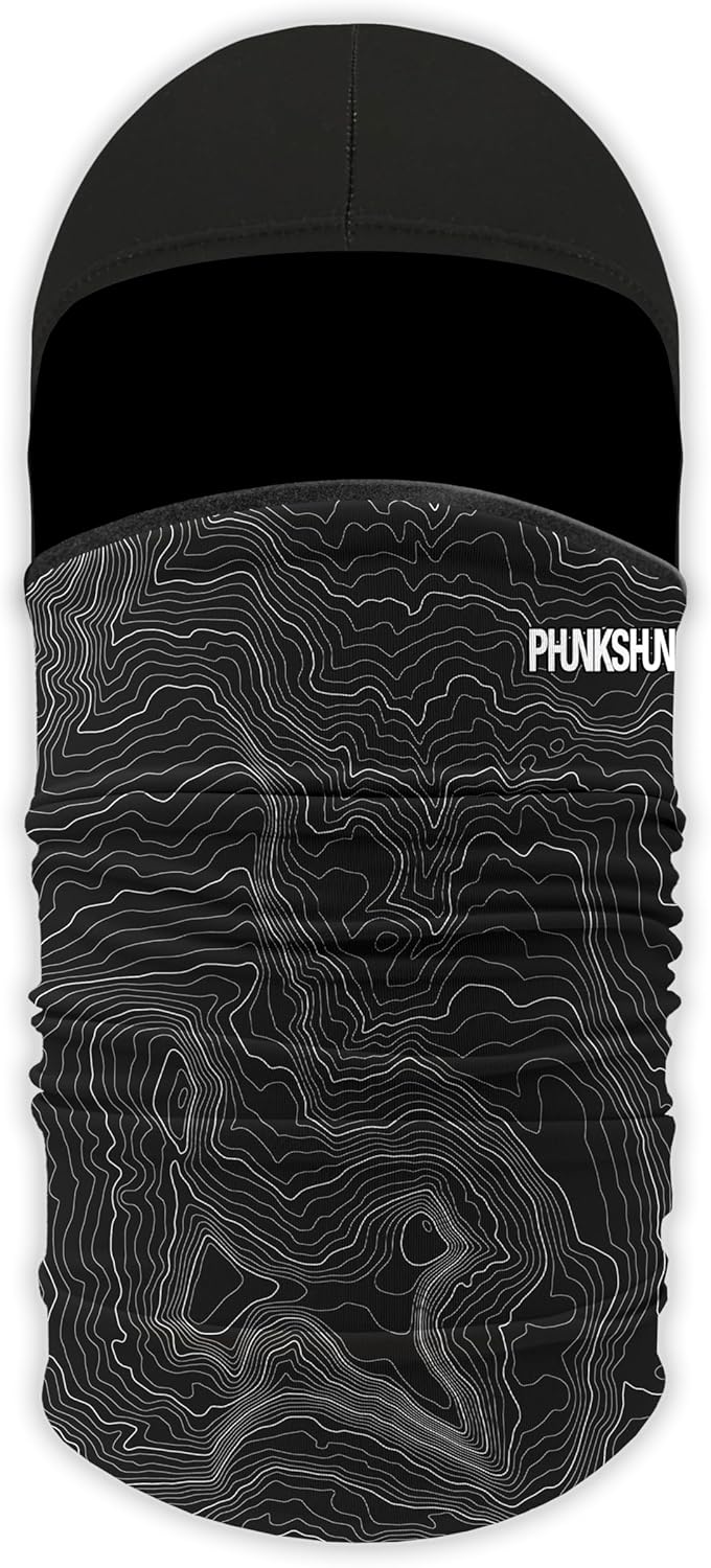 Phunkshun Thermal Balaclava - Warm Winter Headwear Ski Face Mask Neck Gaiter for Skiing and Snowboarding