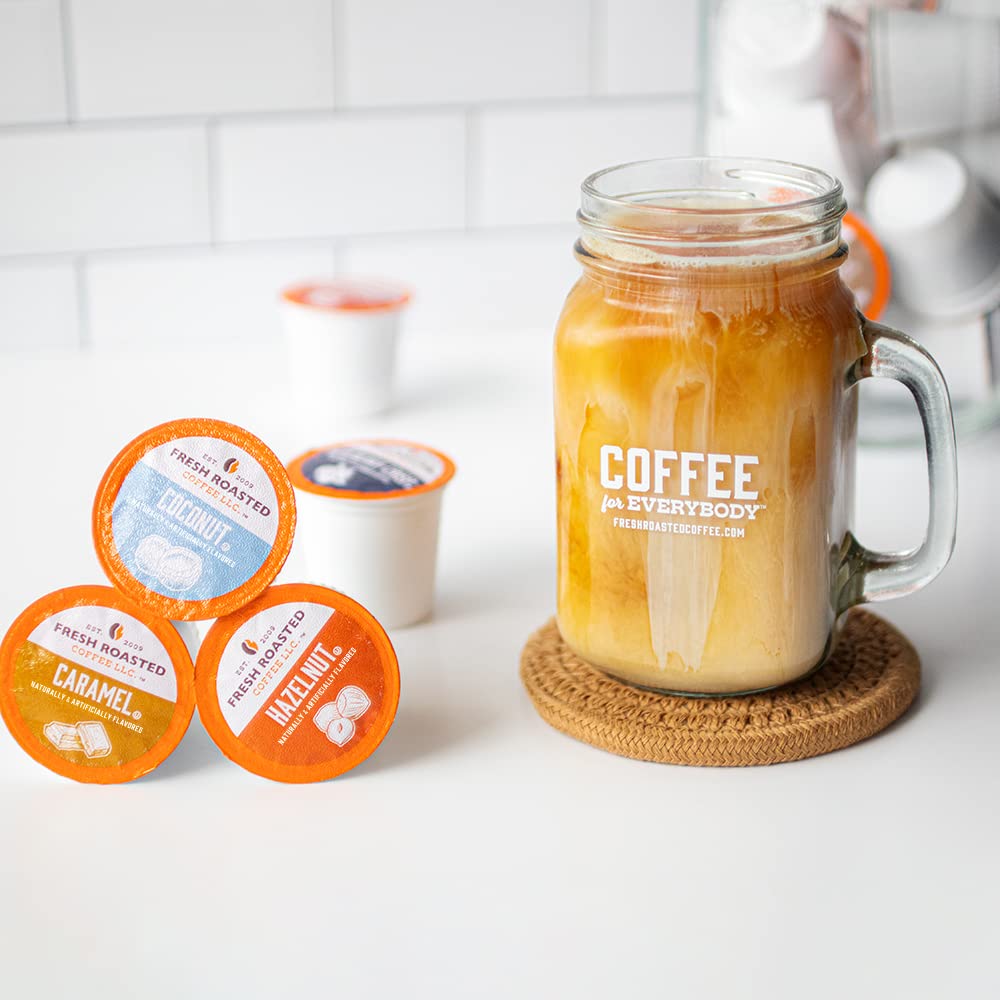 Fresh Roasted Coffee, The Great Eight, Flavored Coffee Pod Variety Pack, K-Cup Compatible, 96 Count - Image 5